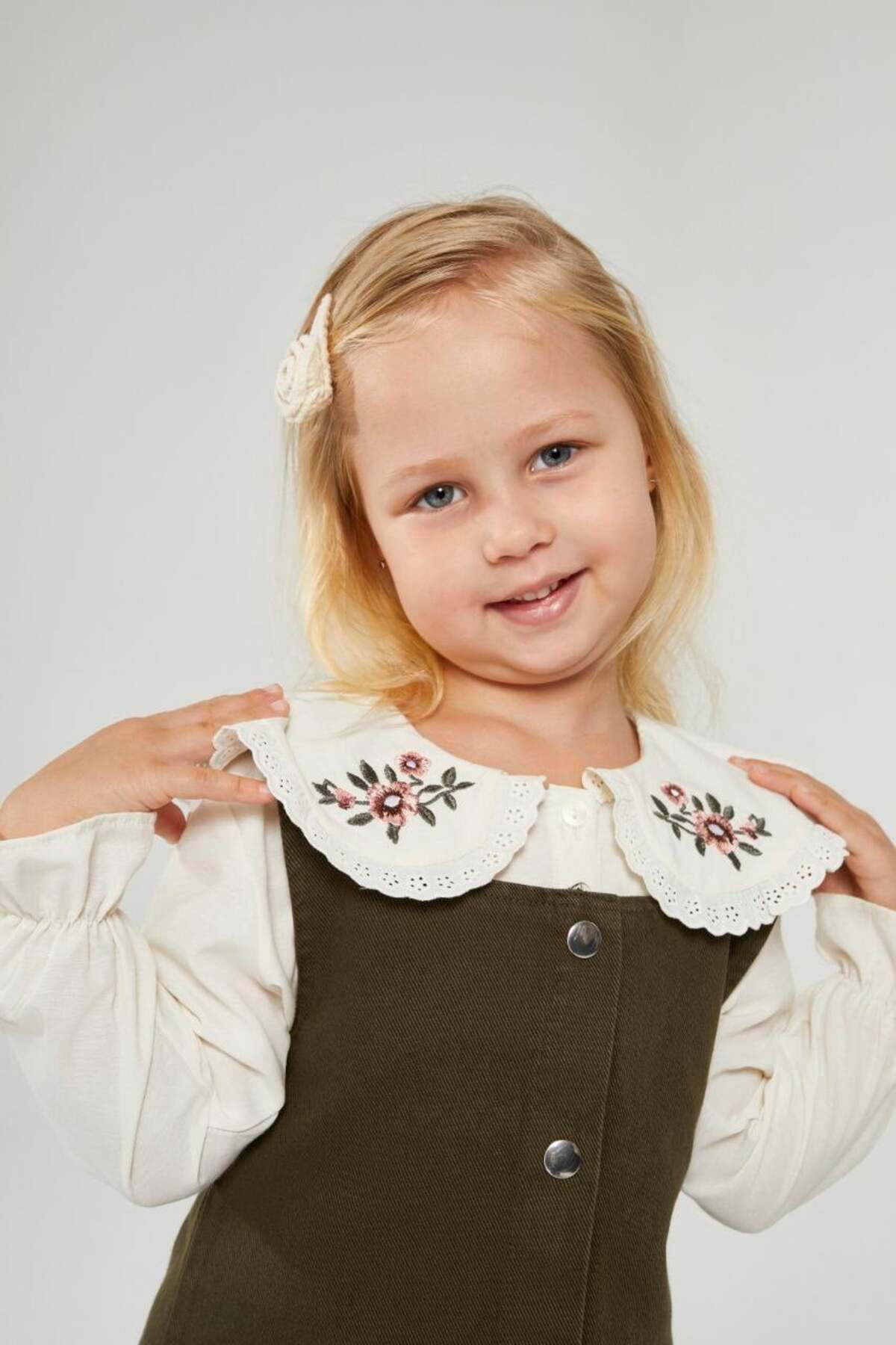 Pinkitokids Tasarım Kot Jile - Yeşil fotoğrafı 4 (önizleme)