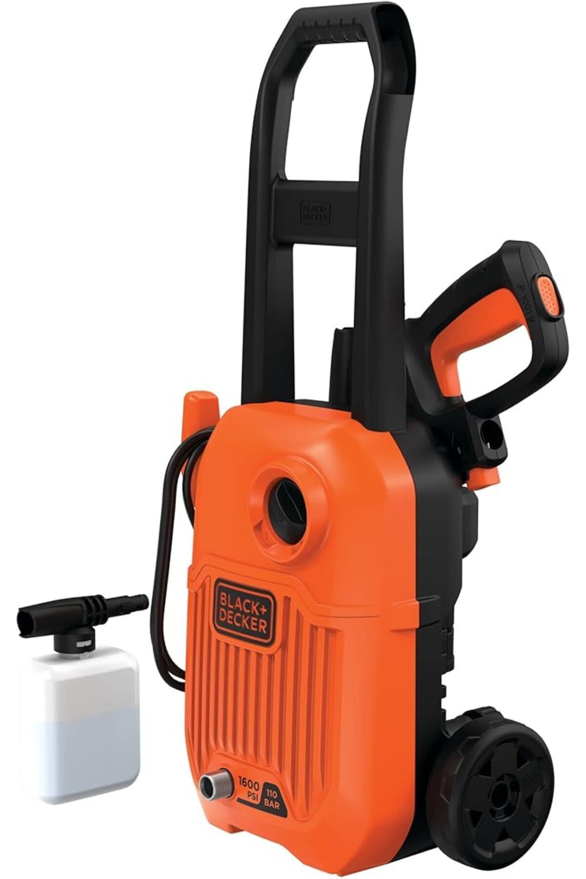 Misda Store + Decker BEPW1300L-QS Basınçlı Yıkama Makinesi Turuncu Siyah