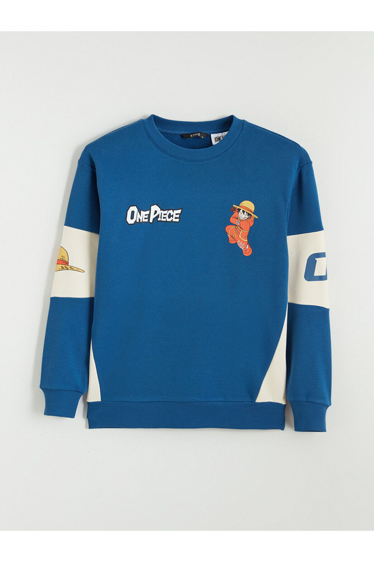 LC Waikiki XSIDE Bisiklet Yaka One Piece Baskılı Erkek Sweatshirt