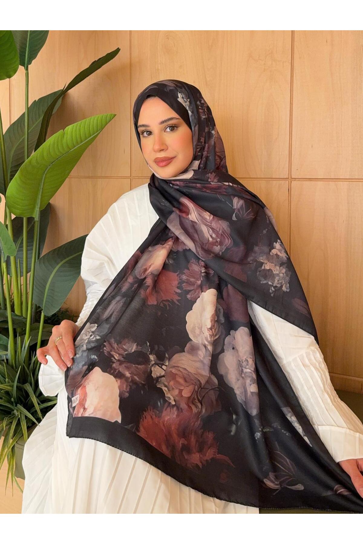 Mira İpek  Desenli Pamuk Soft Şal Cesur Serisi ps170 - Görsel 2