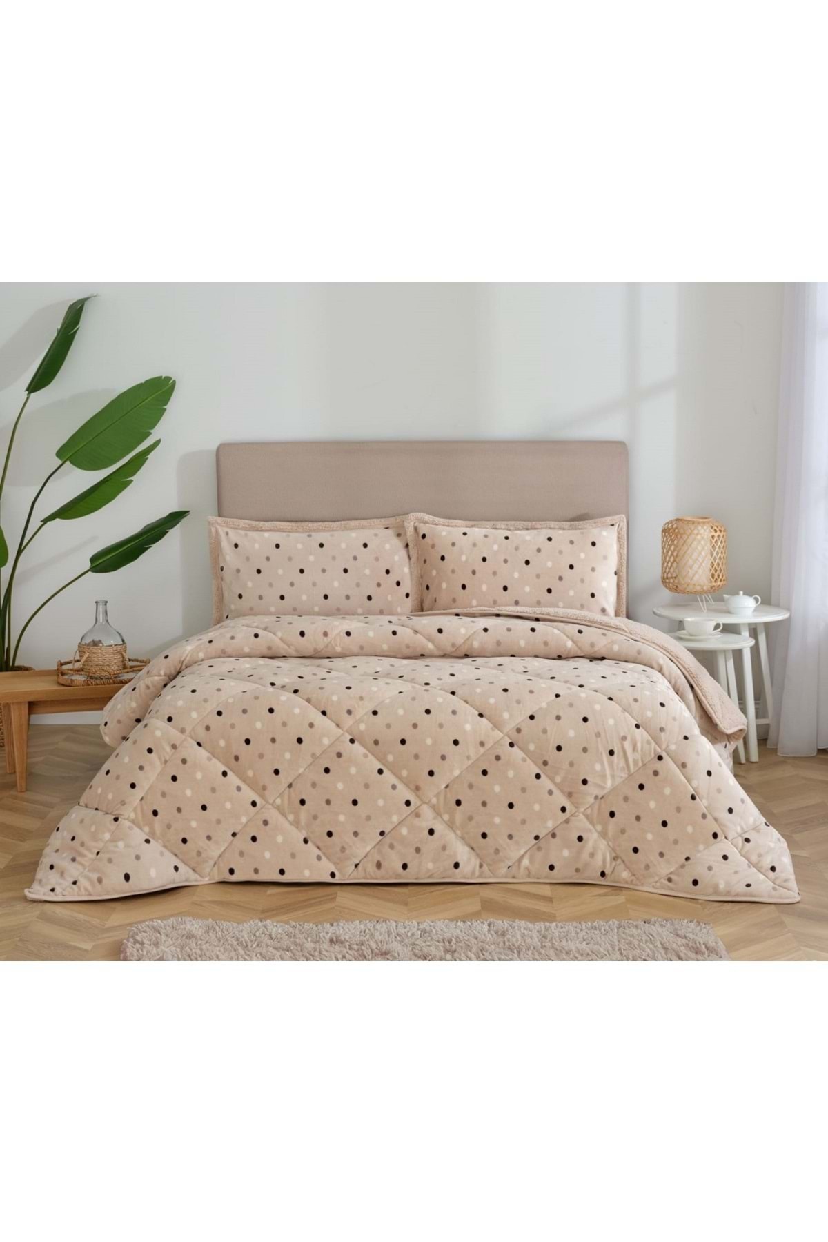 Özdilek Cottony Yorgan Seti Çift Kişilik (220x240)-Damla
