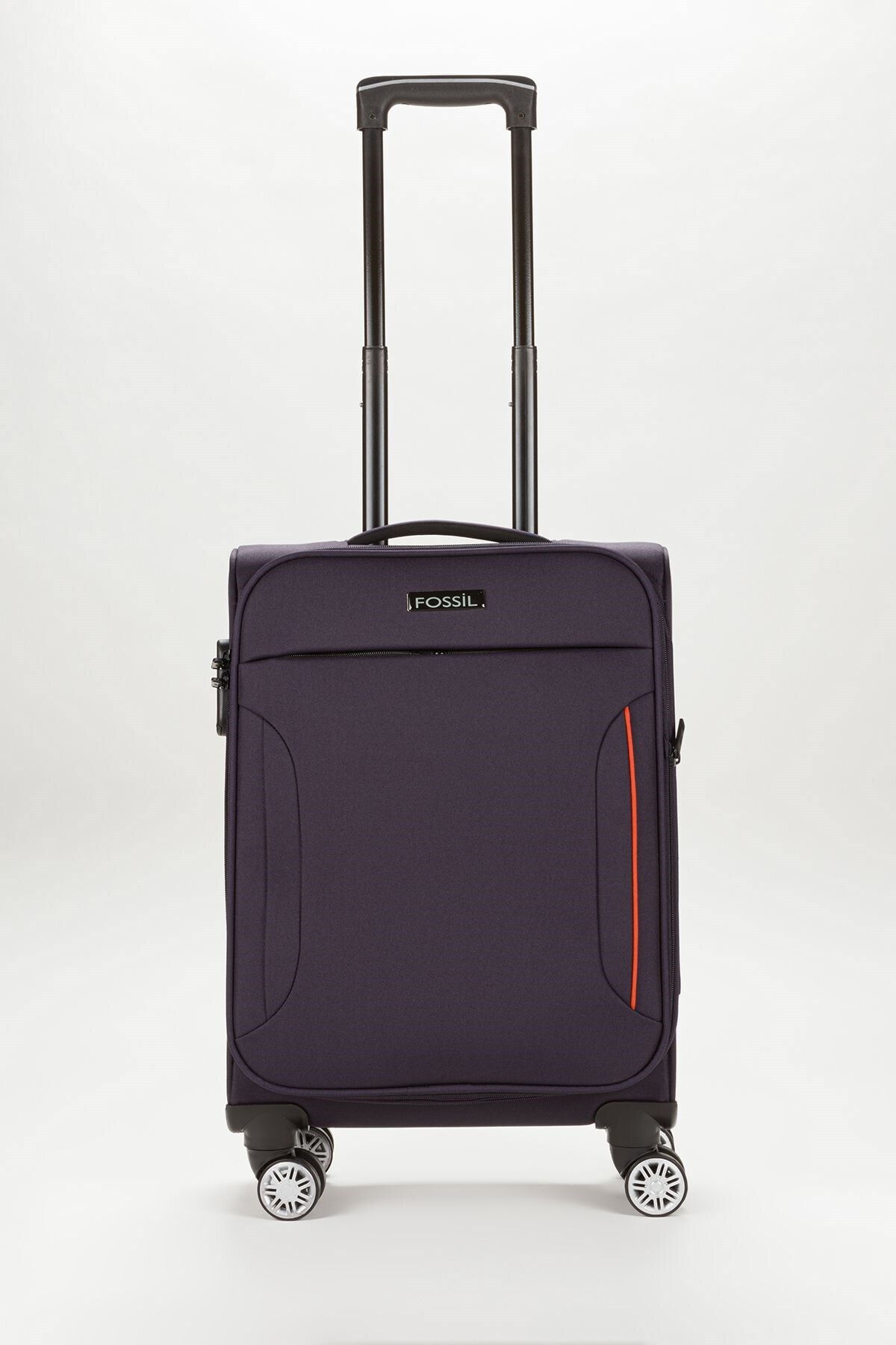 Fossil Unisex Turuncu Körüklü Kumaş Kabin Boy Valiz