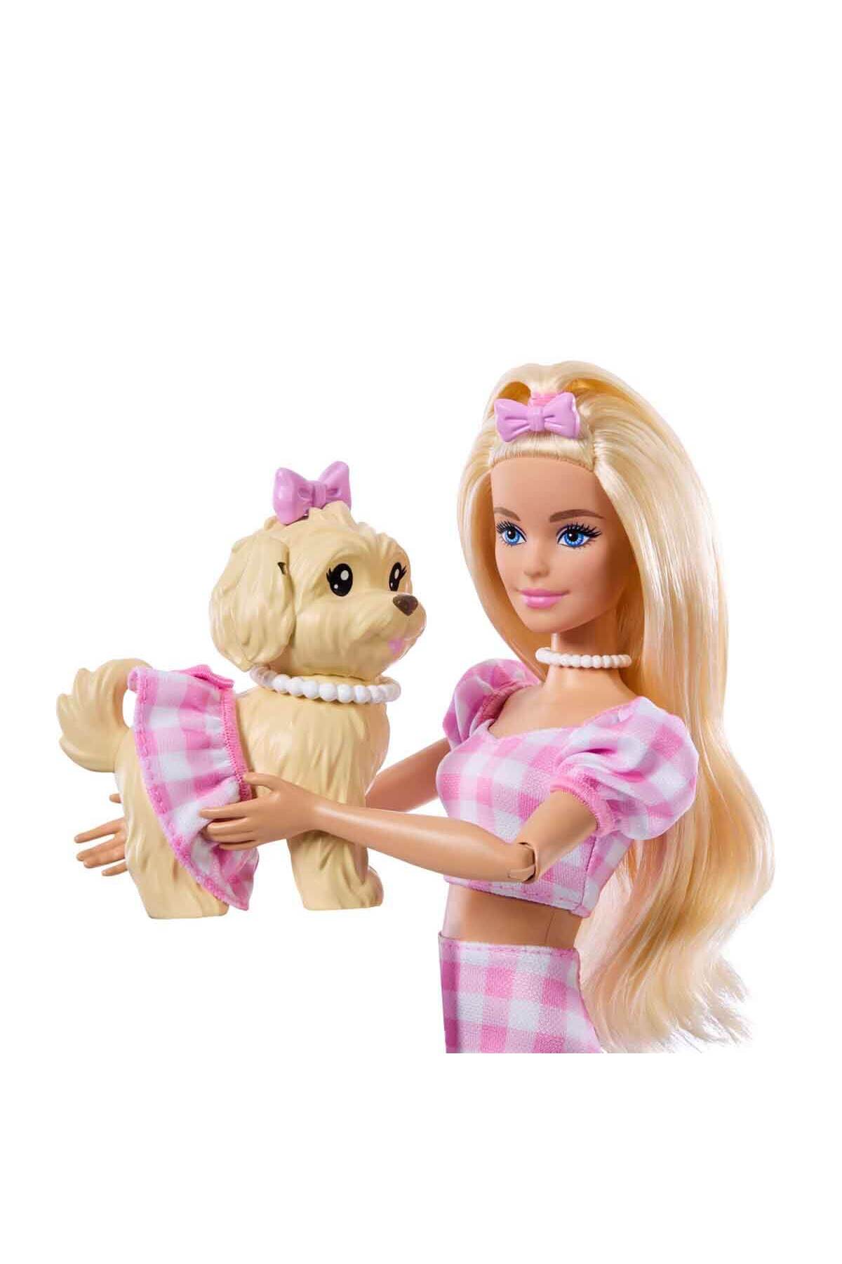 Barbie Uyumlu Dostlar Sarı Saçlı Bebek ve Köpekçiği JFP36 - Fiyatı