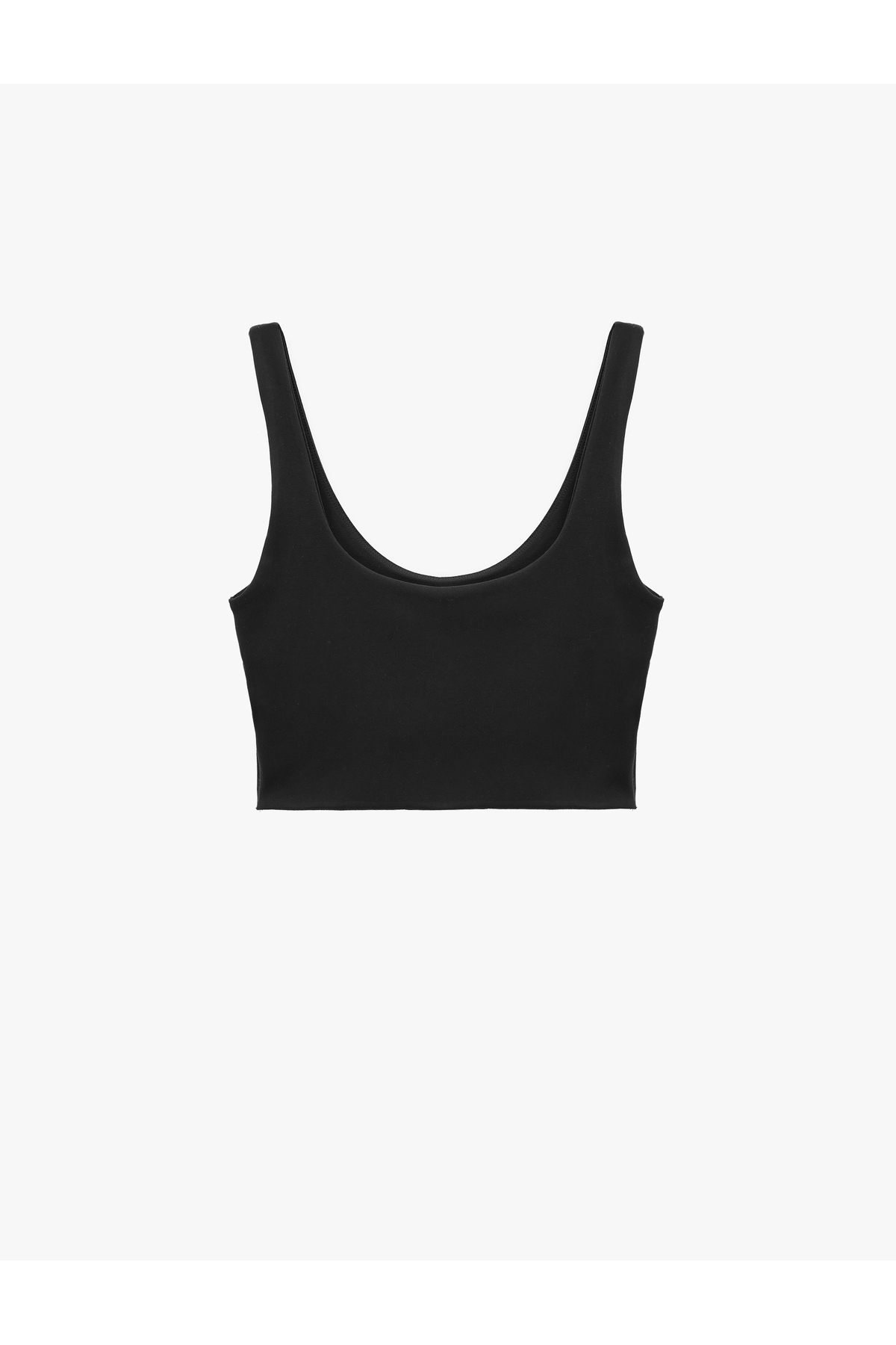 Koton Slim Fit Kolsuz U Yaka Sporcu Sütyeni görsel 4
