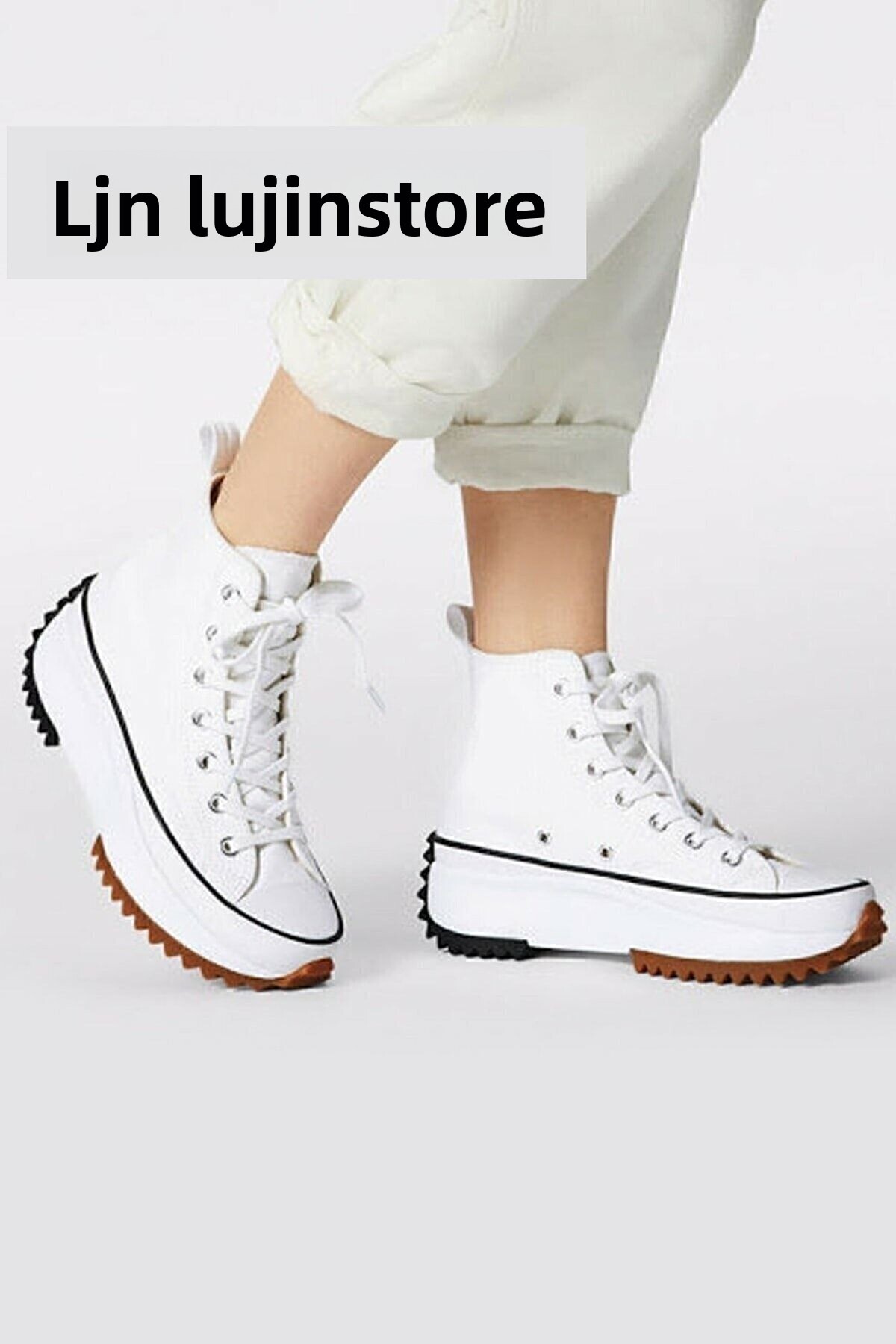 adasushoes Biele - Unisex plátenné tenisky Adasu Wanderson Run Star