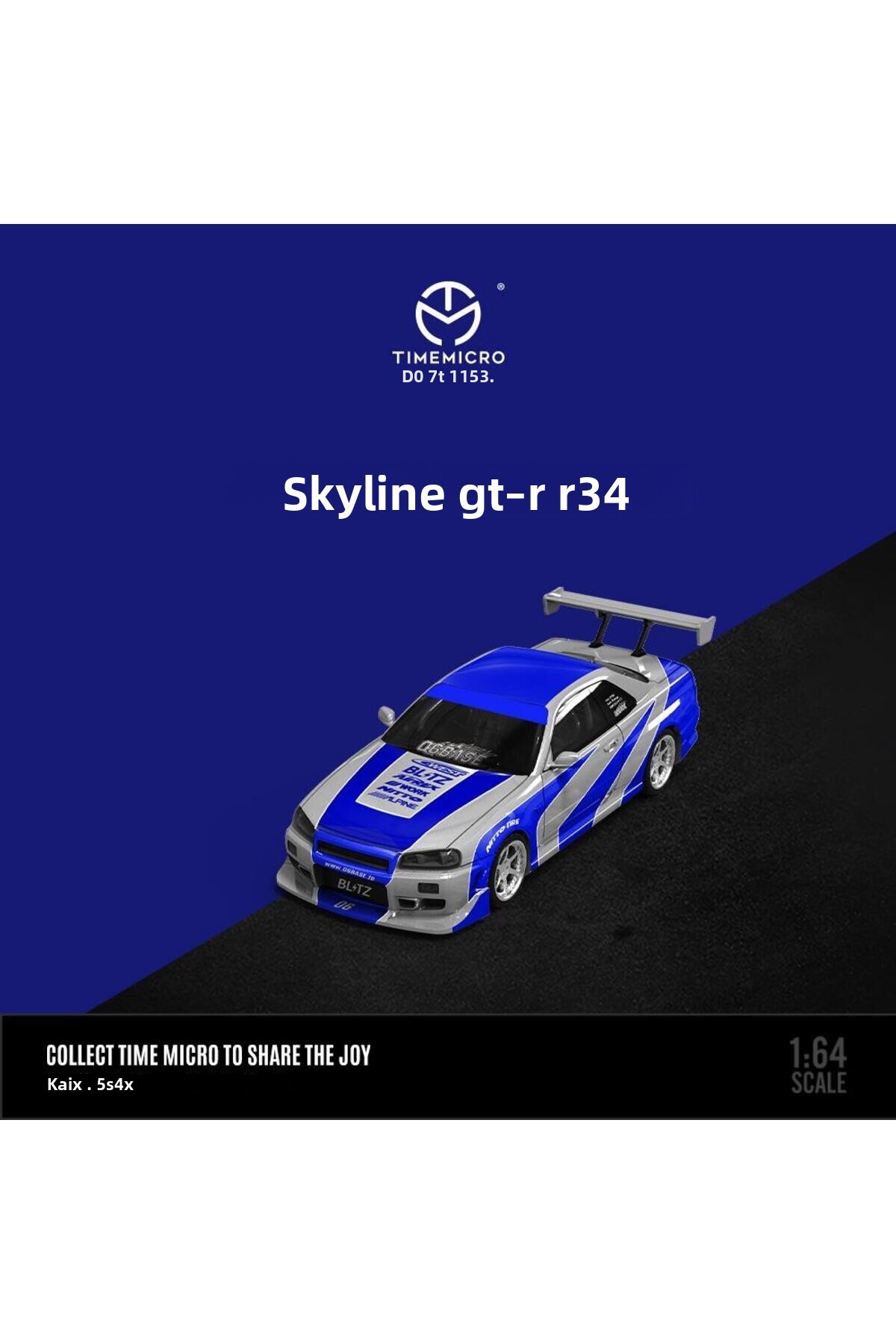 Timemicro Time Micro Nissan Skyline Gt-R R34 Most Wanted- Trendyol
