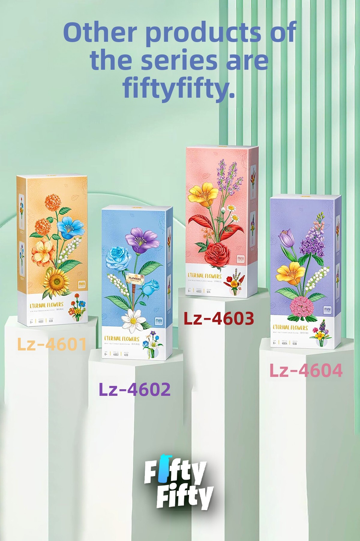 مدل گل ۵۷۴ تکه لو – مجموعه گل‌چین و سطل قابل‌جمع‌آوری Fflz-4603