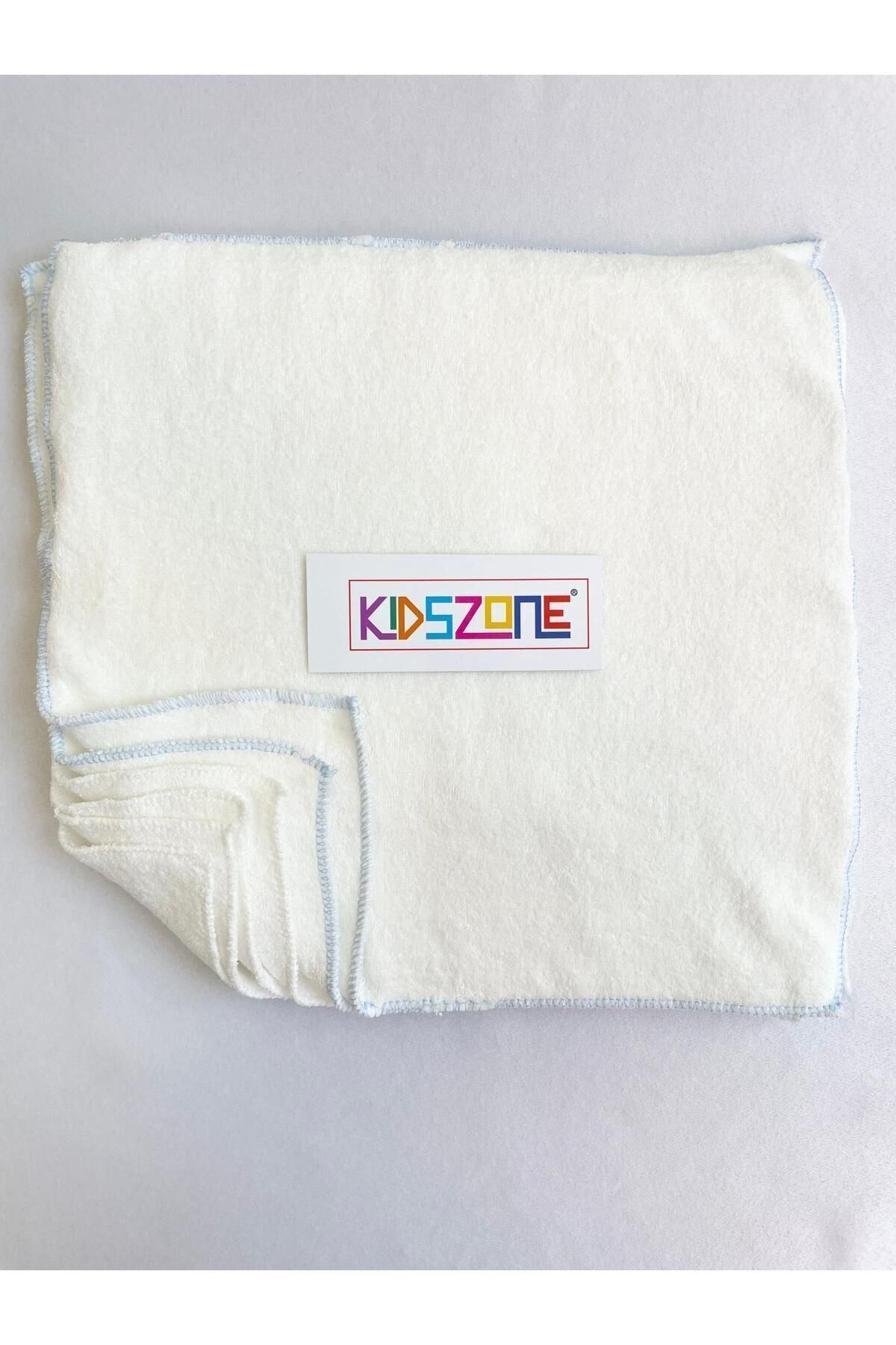 kidszone 6 Lı Bebek Ve Çocuk Sırt Havlusu Kız-Erkek Bebek Ter Bezi %100 Pamuk (28x20 CM) fotoğrafı 4 (önizleme)