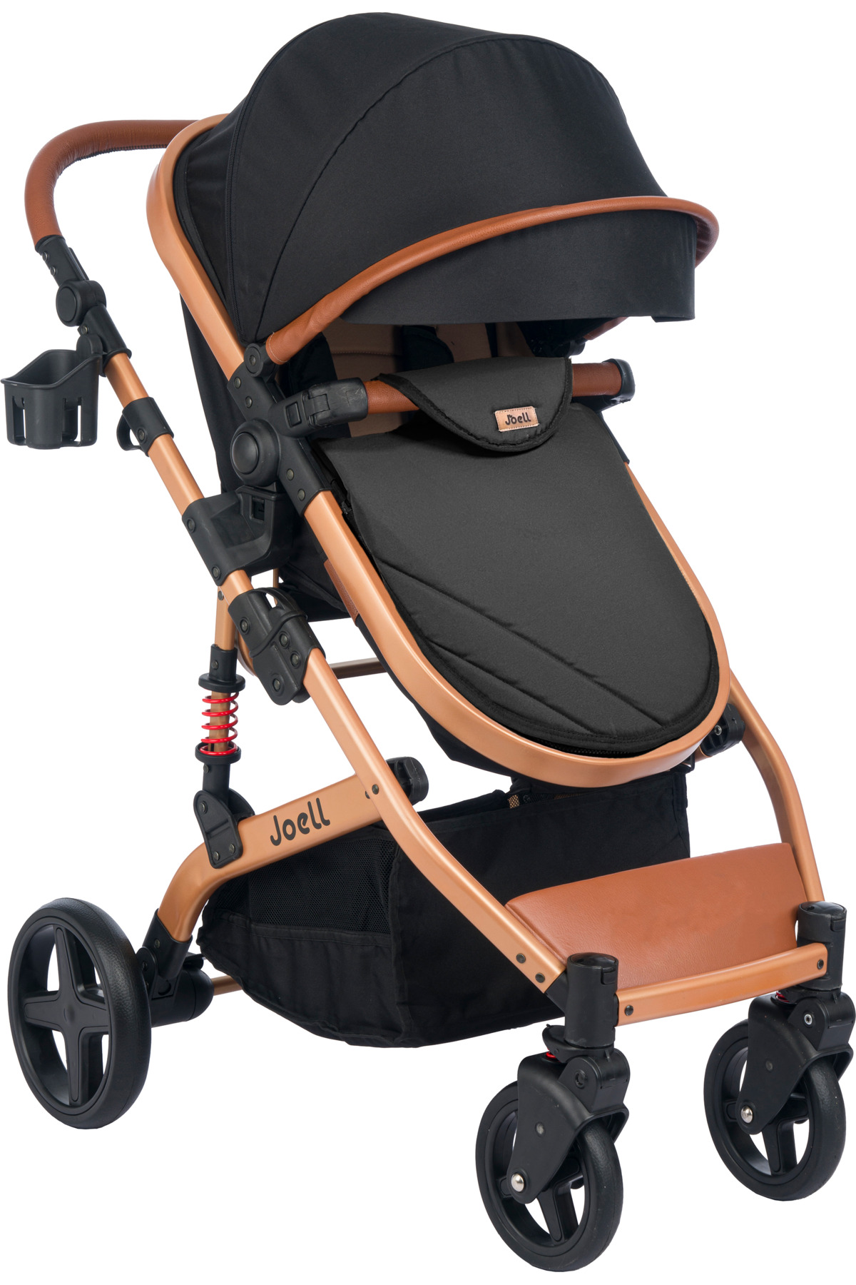 Joell Truva Travel Sistem Bebek Arabası Siyah Gold fotoğrafı 2 (önizleme)