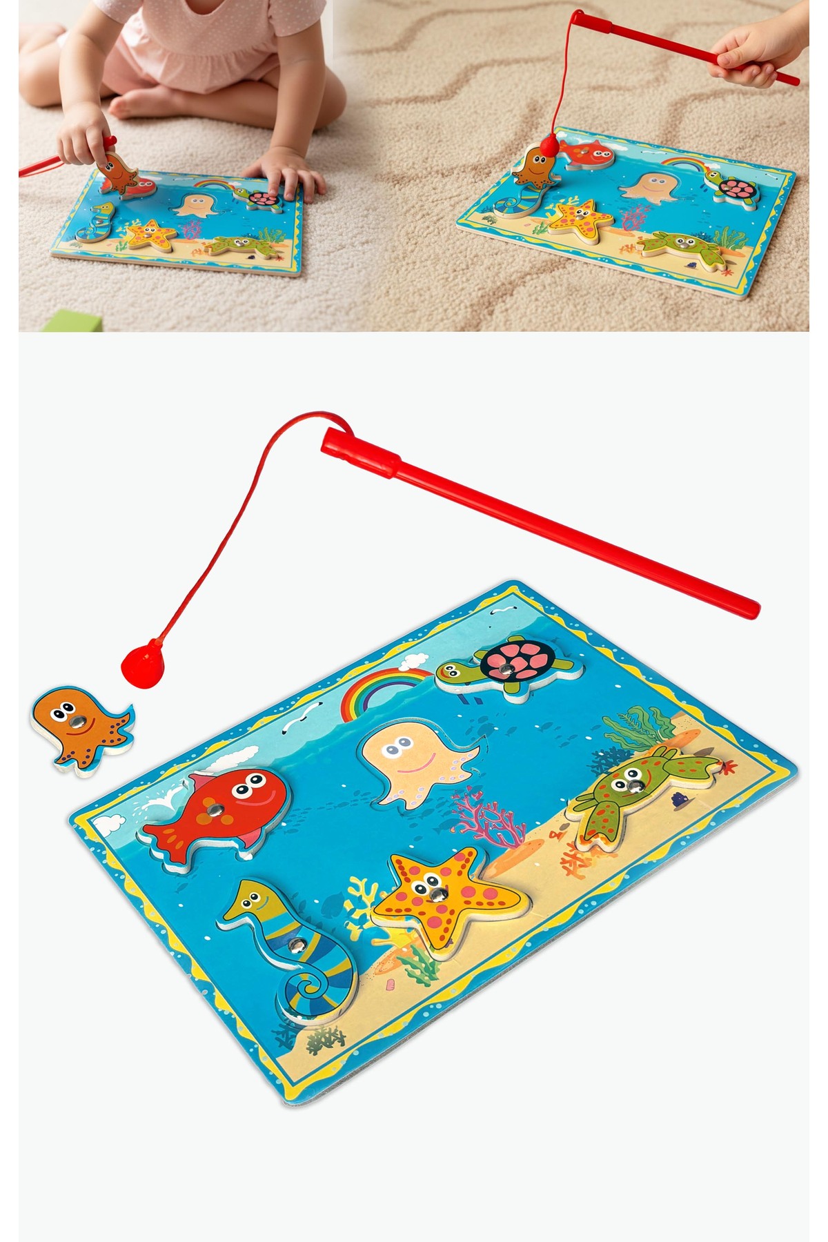 kidssan games Balık Tutma Oyunu Mıknatıslı Eva Mukavva fotoğrafı 3 (önizleme)