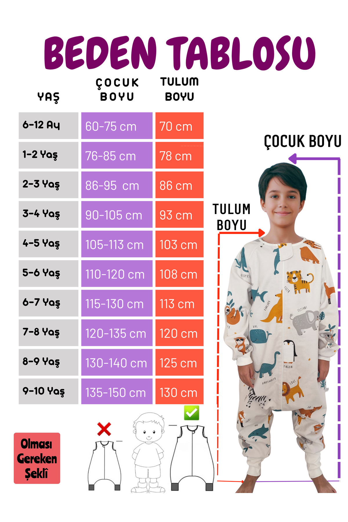 RUKİYE YAVUZ Pamuk Pazen Uzun Kollu Kışlık Kız Çocuk Bebek Uyku Tulumu %100 Pamuk Özel Tasarım 20-24° fotoğrafı 3 (önizleme)