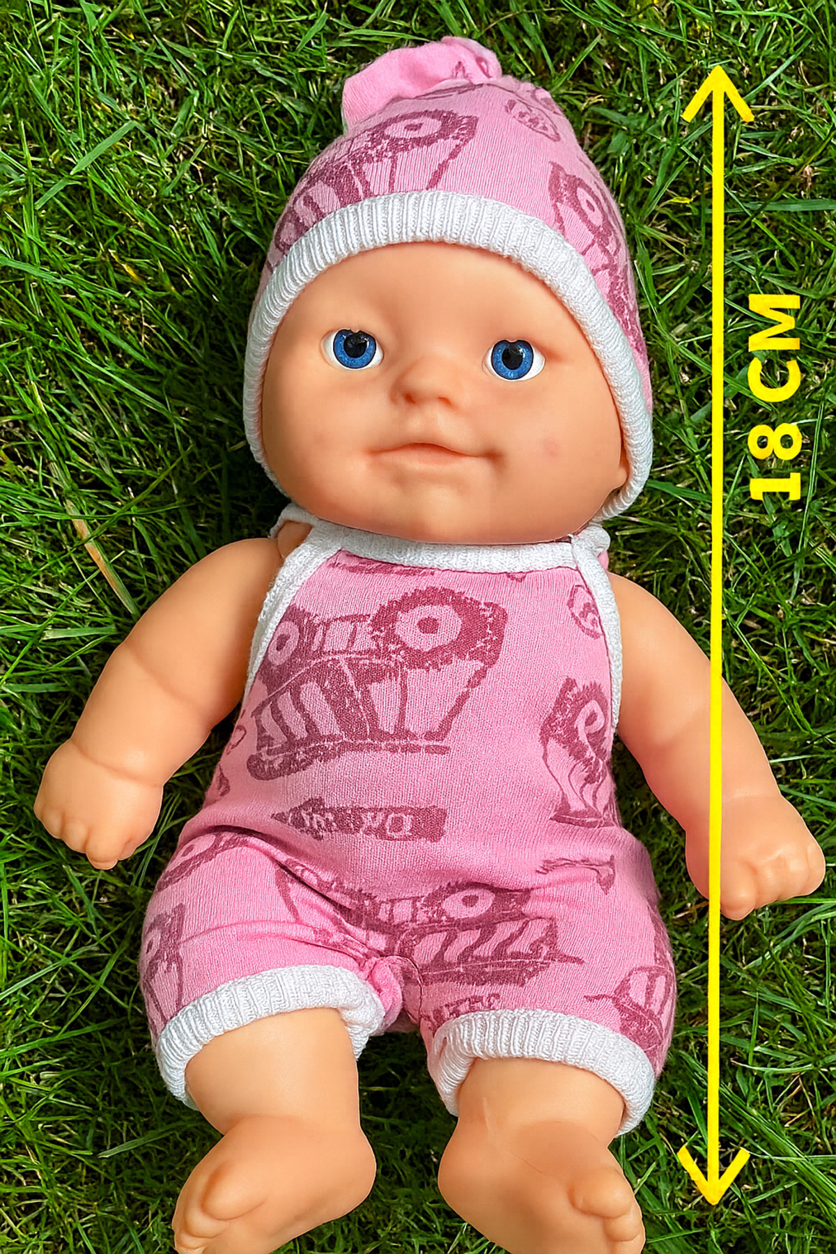 ÖZDEMİR OYUNCAK Saçsız Et Bebek(20cm) fotoğrafı 2 (önizleme)