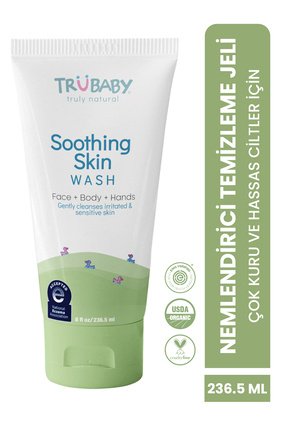 Trukid TruBaby Çok Kuru ve Hassas Ciltler için Vücut Yıkama Jeli, 236.5 ml