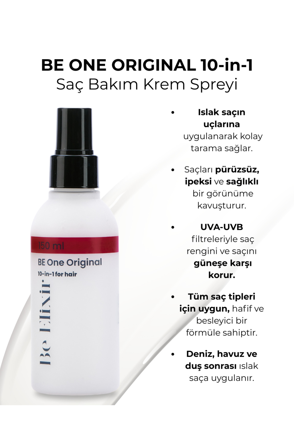 BeElixir Be One Original – Besleyici ve Onarıcı Saç Bakım Spreyi 150 ml — 1603 — تصویر 2 از 4