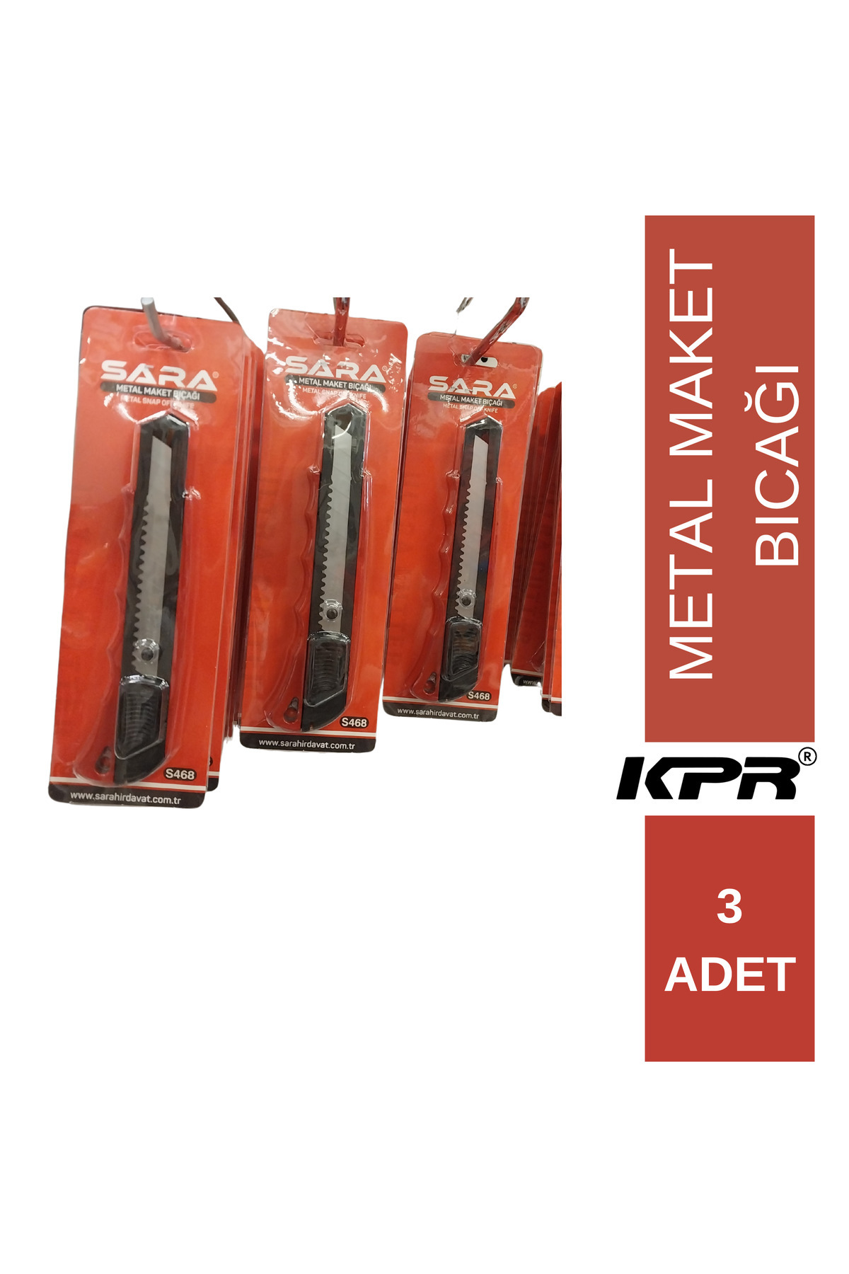 KPRE-TİCARET 3 ADET METAL MAKET BICAĞI