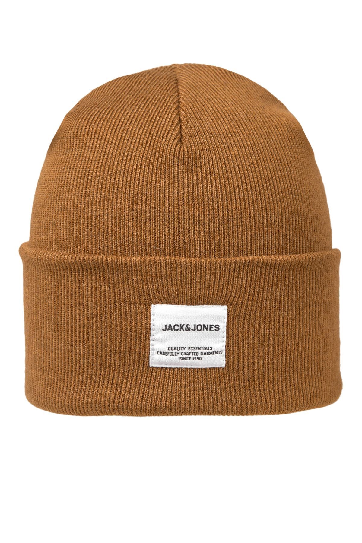 Jack & Jones Jaclong Knit Beanie Noos Beretă maro pentru bărbați