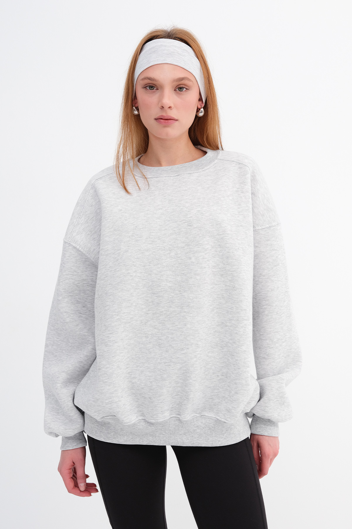 Addax  Şardonlu Basic Sweatshirt S3408-K11 - Görsel 2