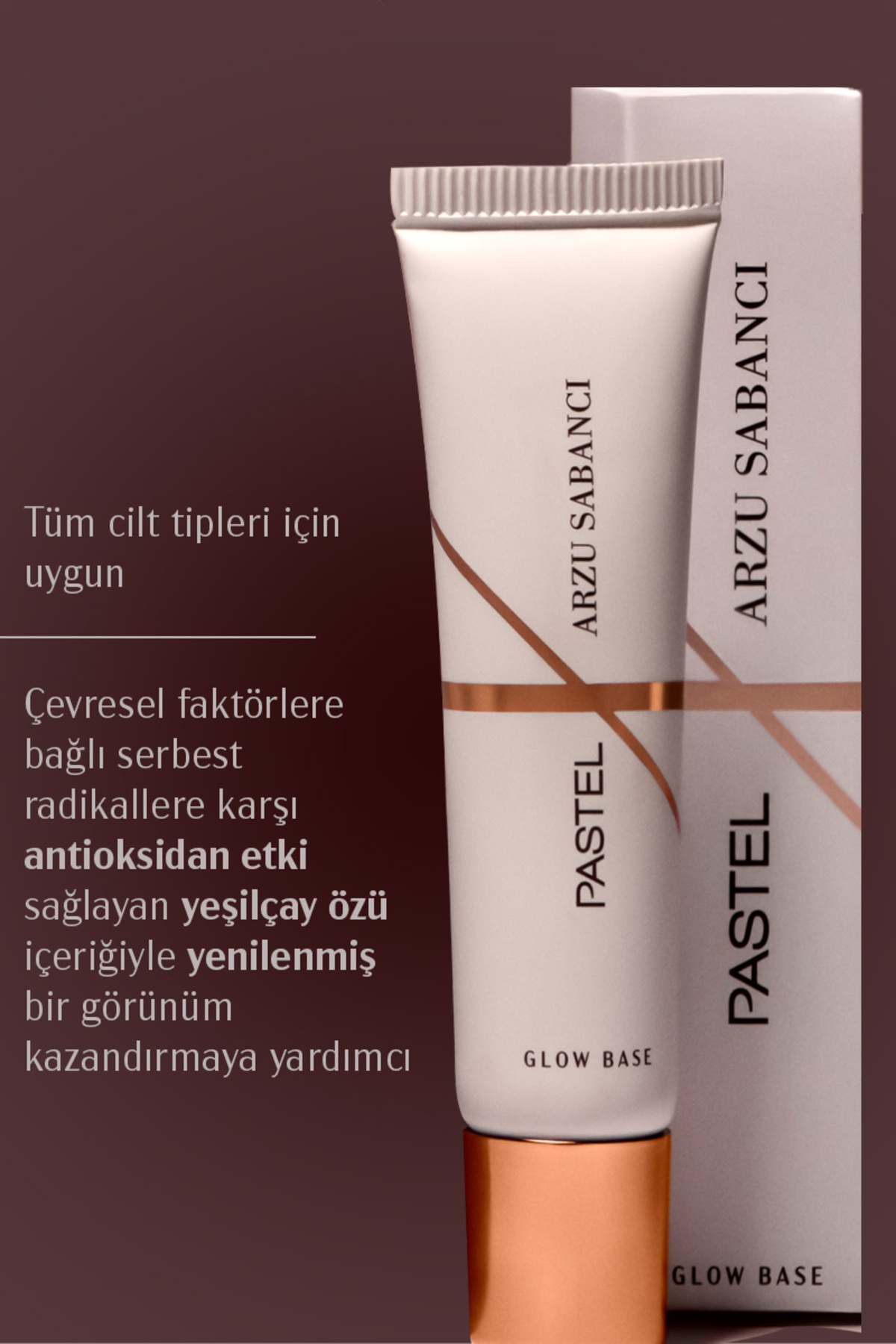 X Arzu Sabancı Glow Base 30ml — بژ M0365-0001 — تصویر 4 از 5