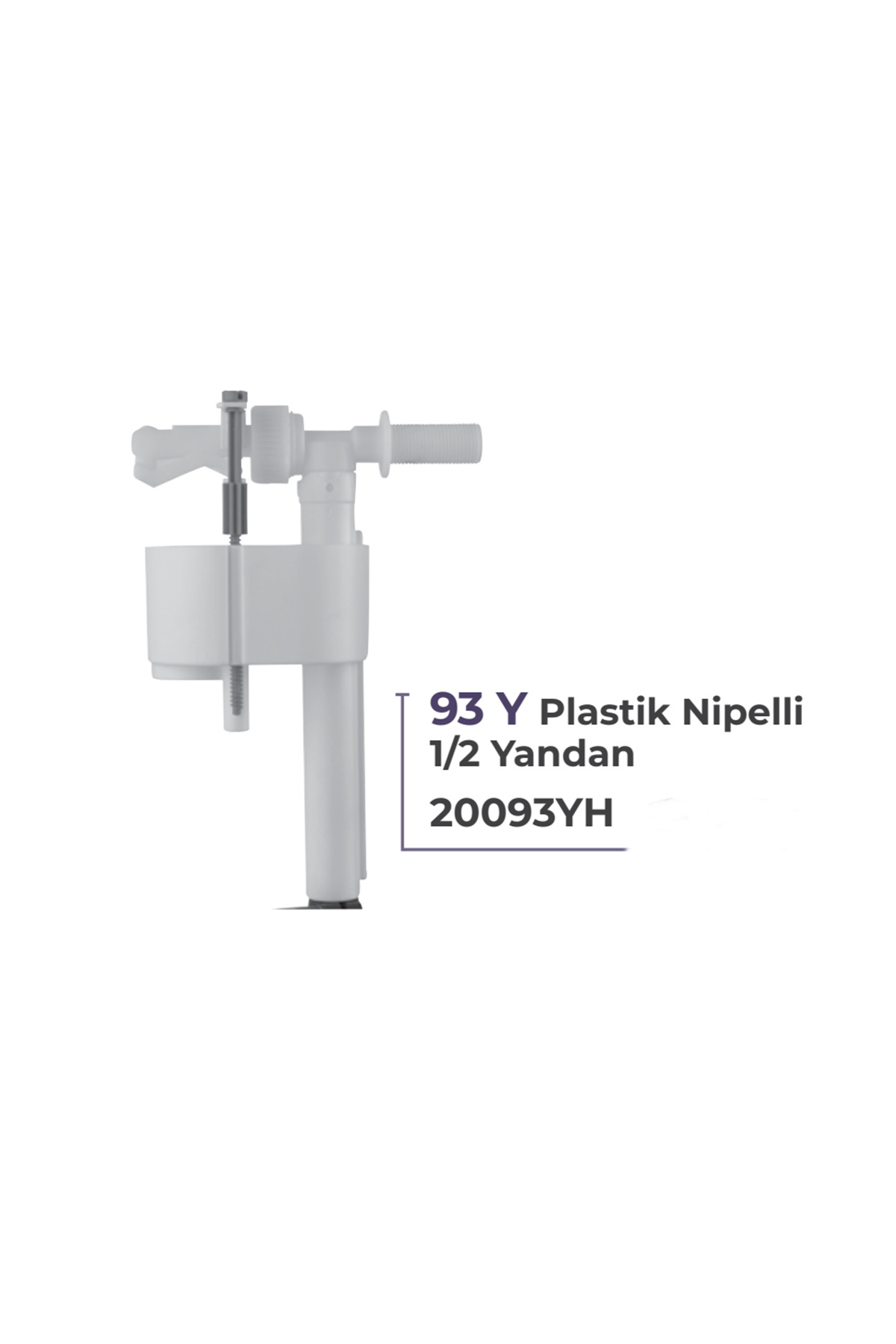 Genel Markalar Siamp Iç Takım 93-Y Flatör 1/2 Plastik Nipelli