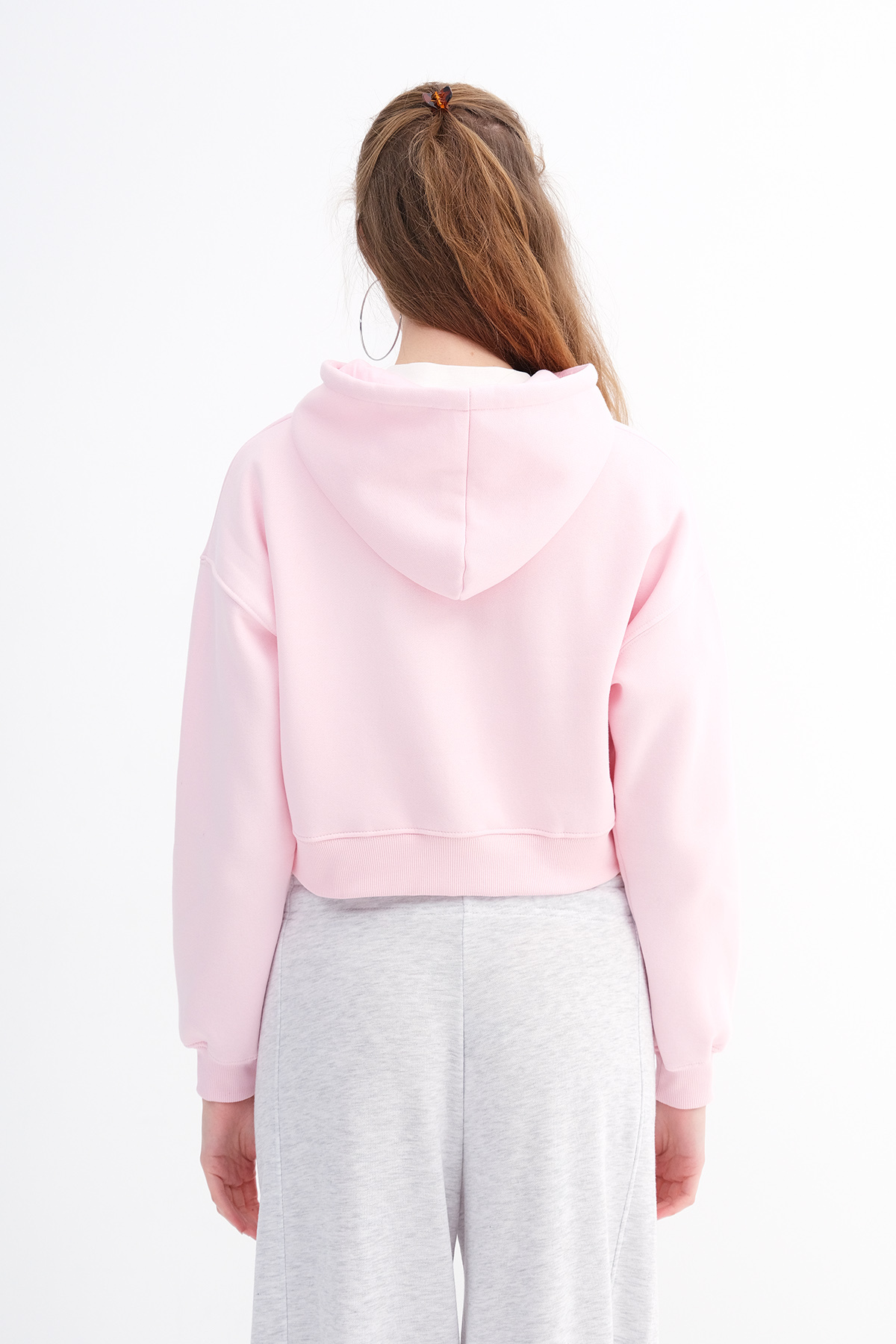 Addax  Şardonlu Fermuarlı Sweatshirt H3717-S12 - Görsel 6