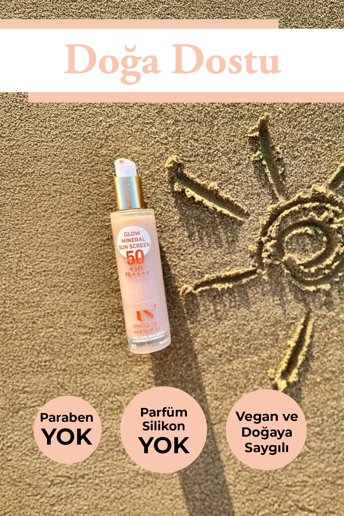 %100 Mineral Filtreli Glow Güneş Kremi | Ton Eşitleyici & Işıltılı - 50+SPF — glow-mineral-sun-screen-50spf---renkli-v — تصویر 8 از 9