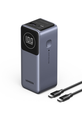 Ugreen Nexode Pro 12.000 mAh 100W Hızlı Şarj Powerbank, 1xUSB-C, 1xUSB-A, 35526B