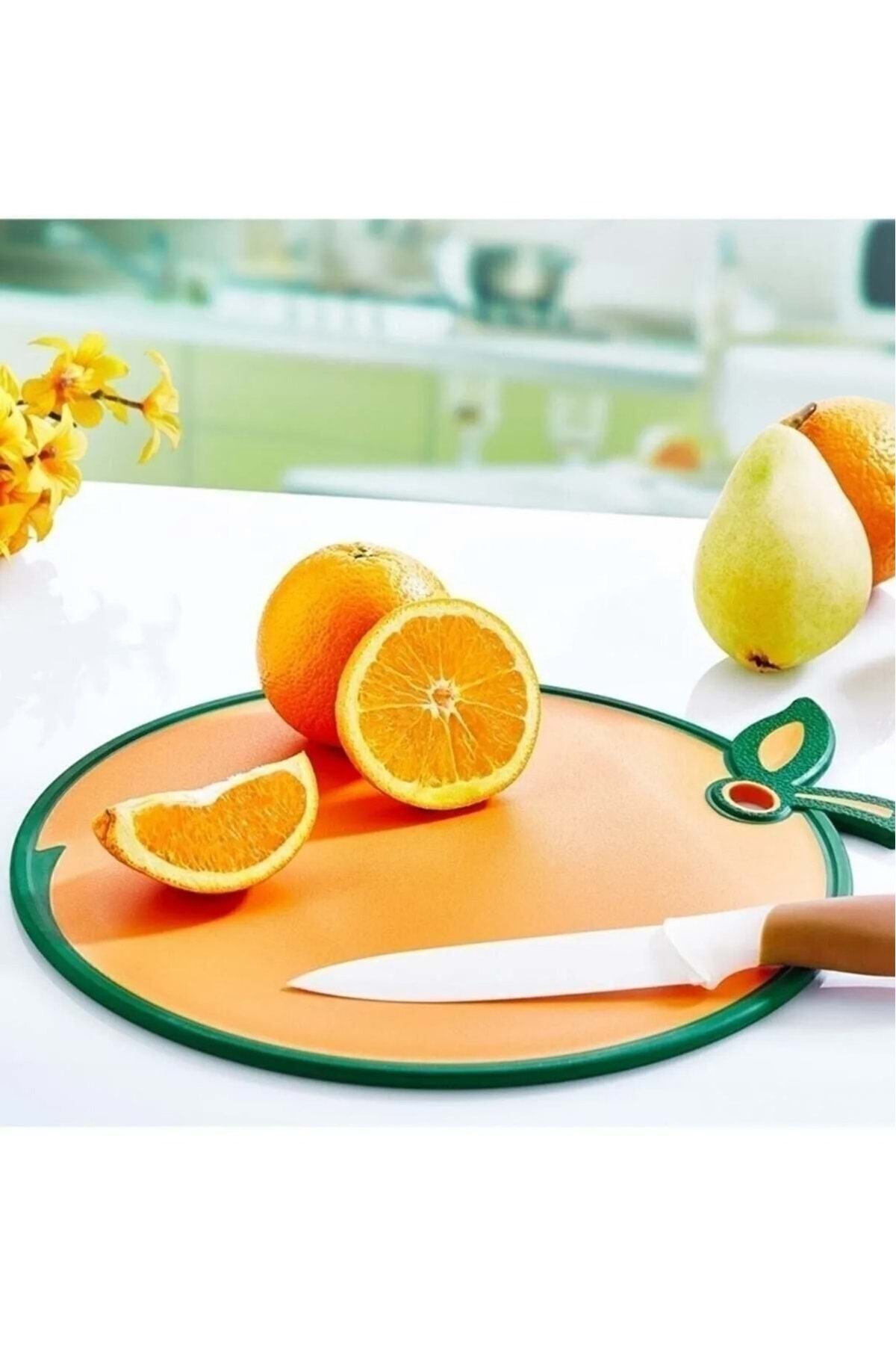 Orange Anti-Slip Cutting Board