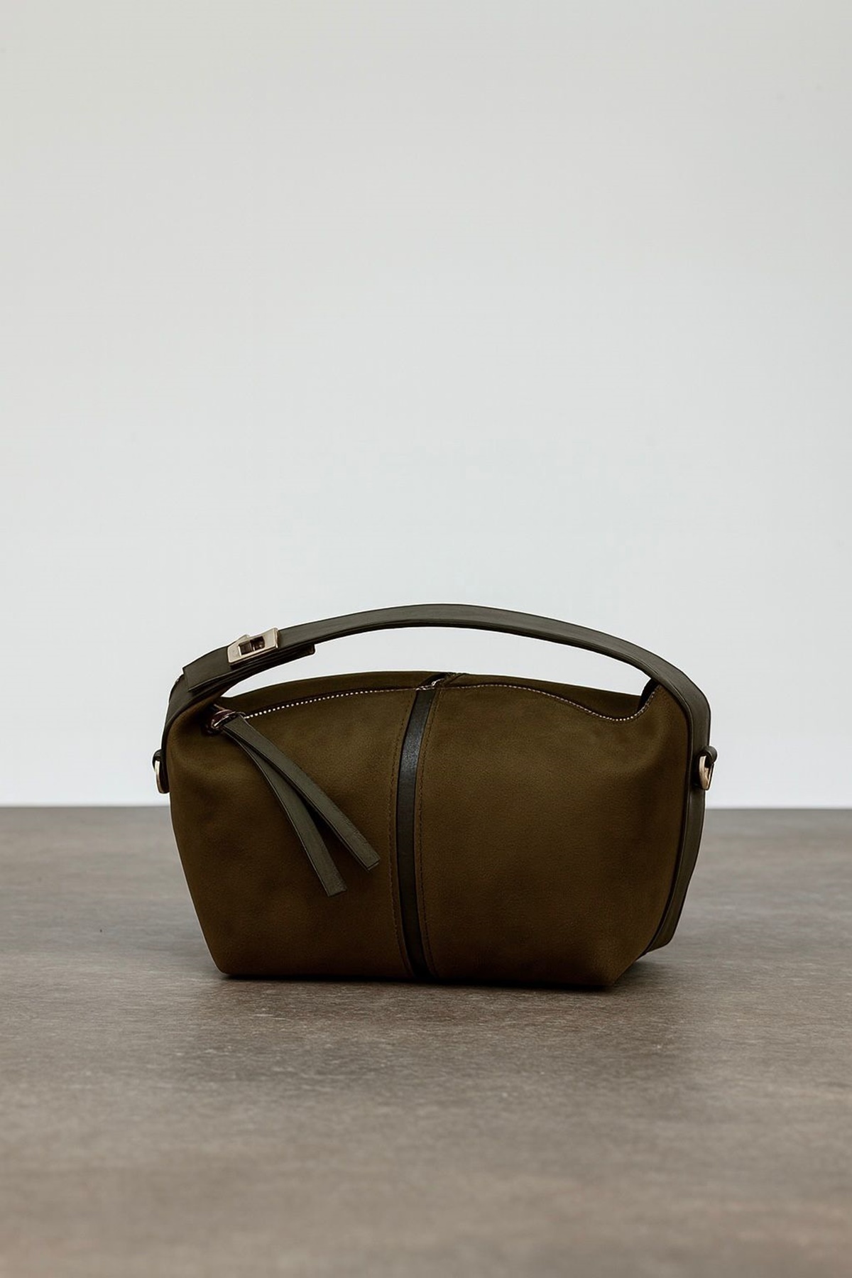Women's Archel Suede Handbag Khaki