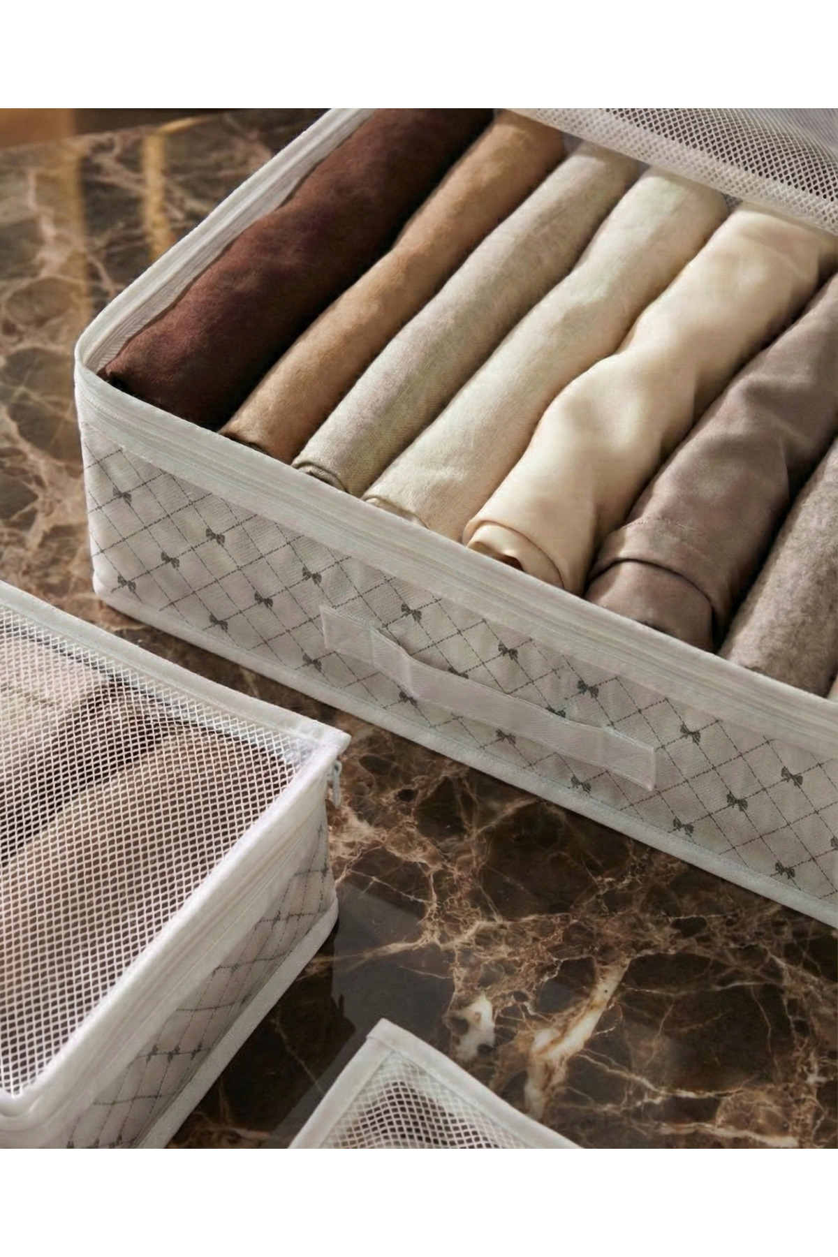Textia Home 6 Parça Anne Bebek Doğum ve Hastane Çıkış Çantası Seti - Fiyonk fotoğrafı 3 (önizleme)