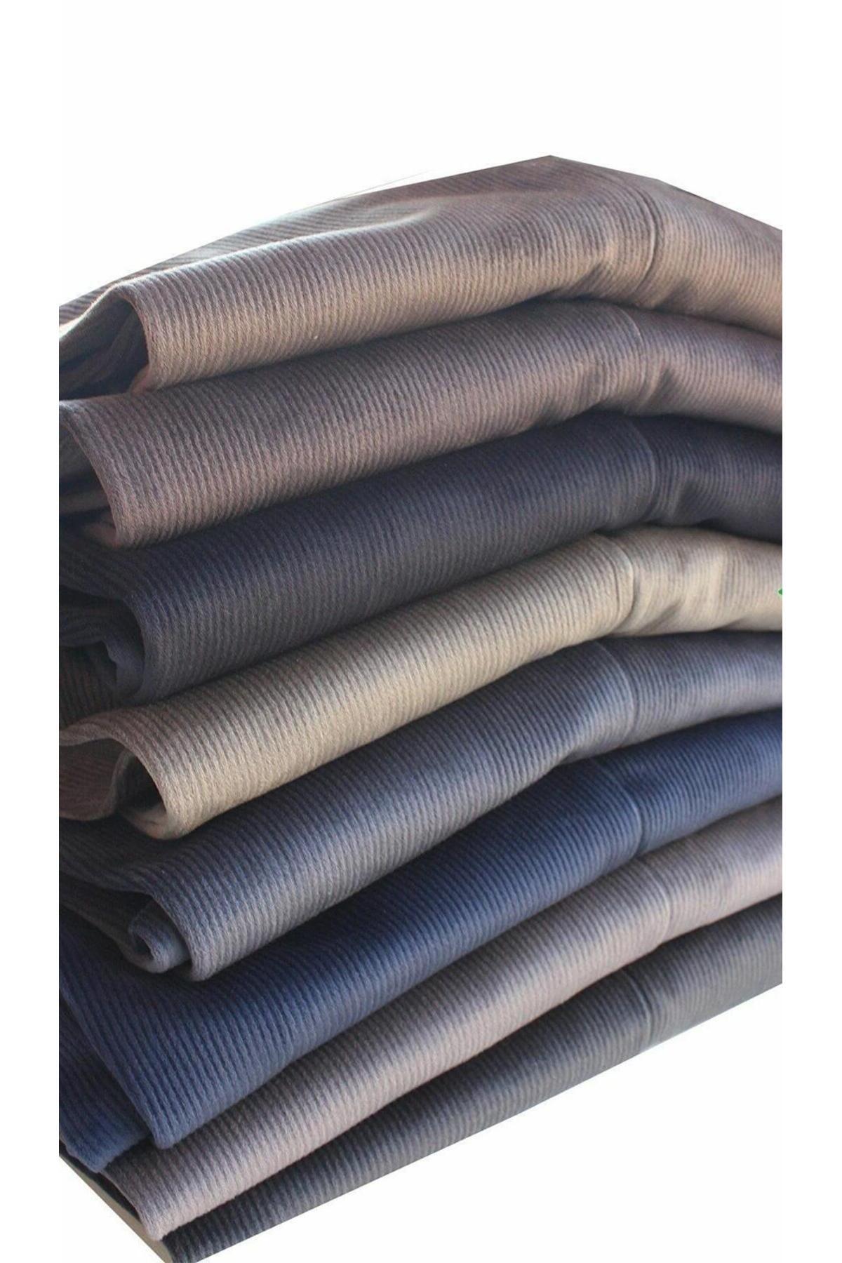 BAW COMPANY  KADİFE PANTOLON KLASİK KESİM KIŞLIK ÇİFT CEPLİ - Görsel 7