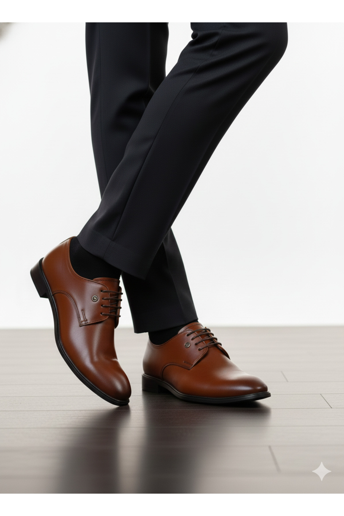 GÜR MODA AYAKKABI  KLASİK RUGAN TABA RENK ORTOPEDİK - Görsel 6