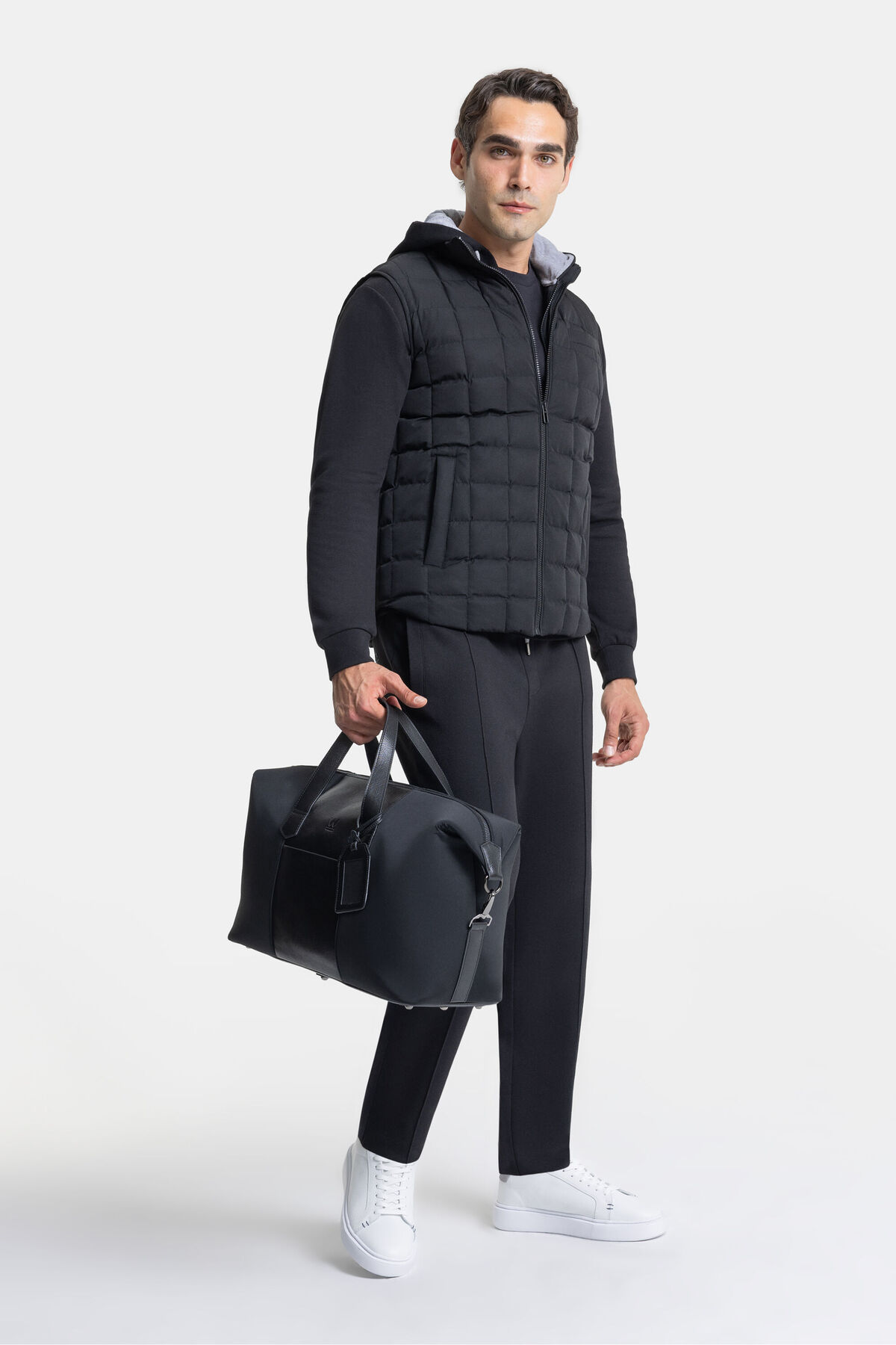 W Collection FERMUARLI SİYAH YELEK görsel 5