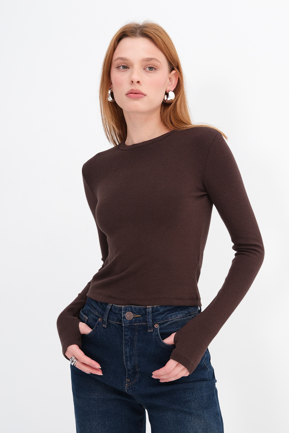 Addax Long Sleeve Modal T-Shirt P4420