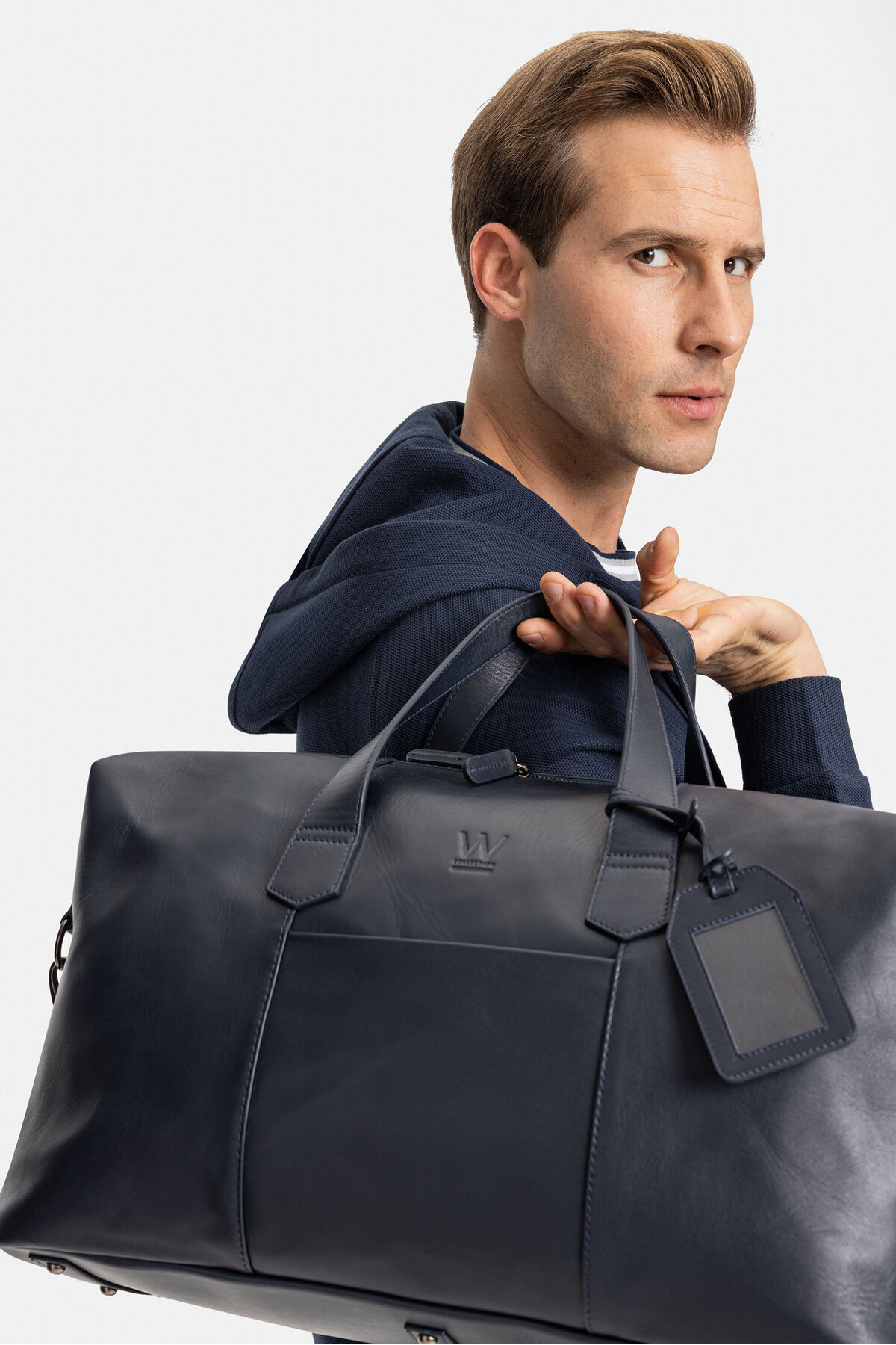 W Collection  LACİVERT BİSİKLET YAKA UZUN KOLLU SWEATSHIRT - Görsel 7