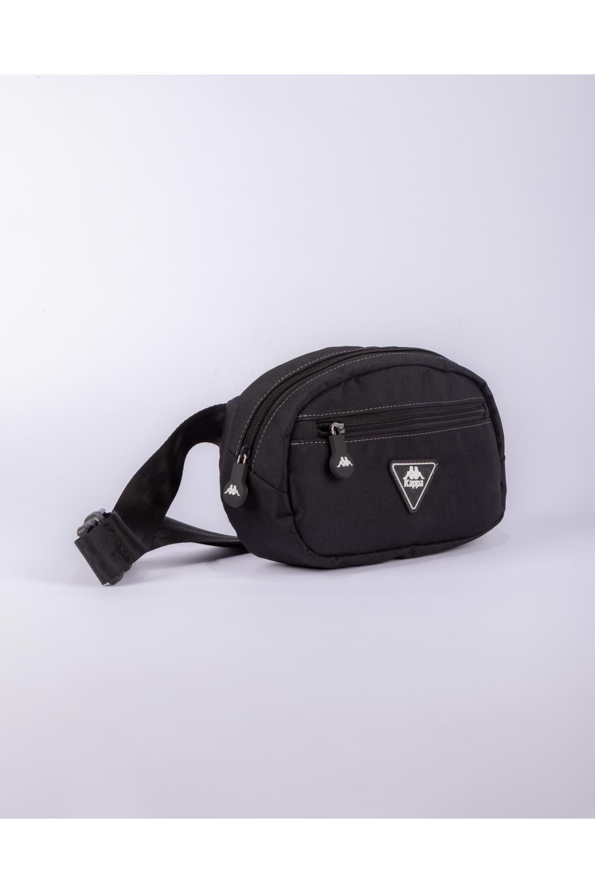 Kappa Authentic Genva Unisex Siyah Bel Çantası görsel 3