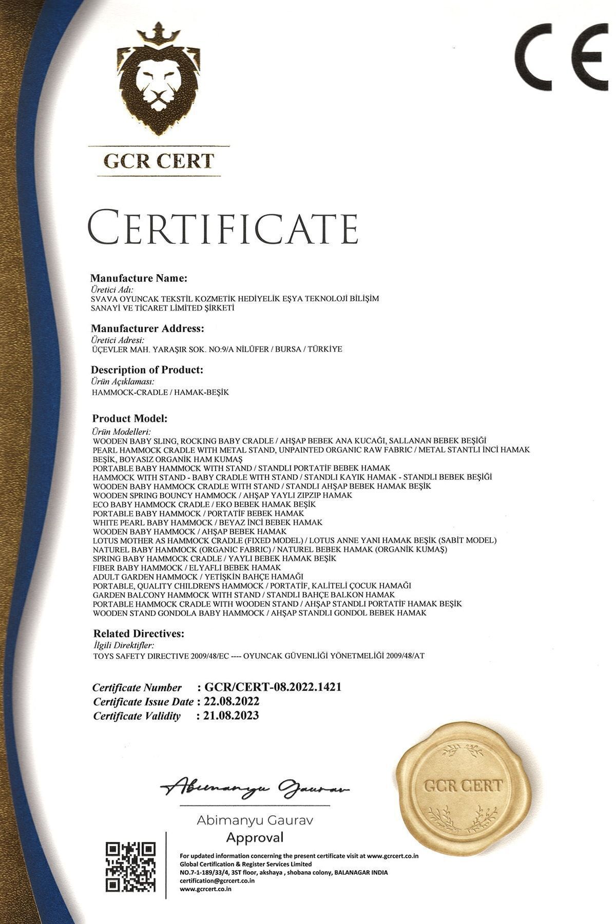 Svava Ahşap Bebek Hamak Beşik Portatif Hamak Beşik (Yeşil) fotoğrafı 6 (önizleme)