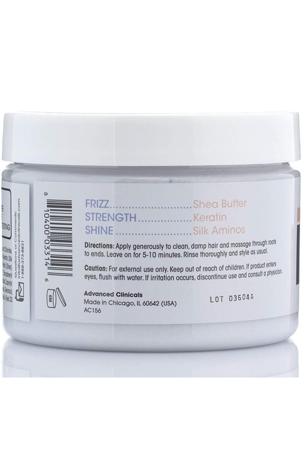 Keratin Yumuşak ve Pürüzsüz Saçlar İçin Saç Maskesi 340GR — 810400033146 — تصویر 3 از 4