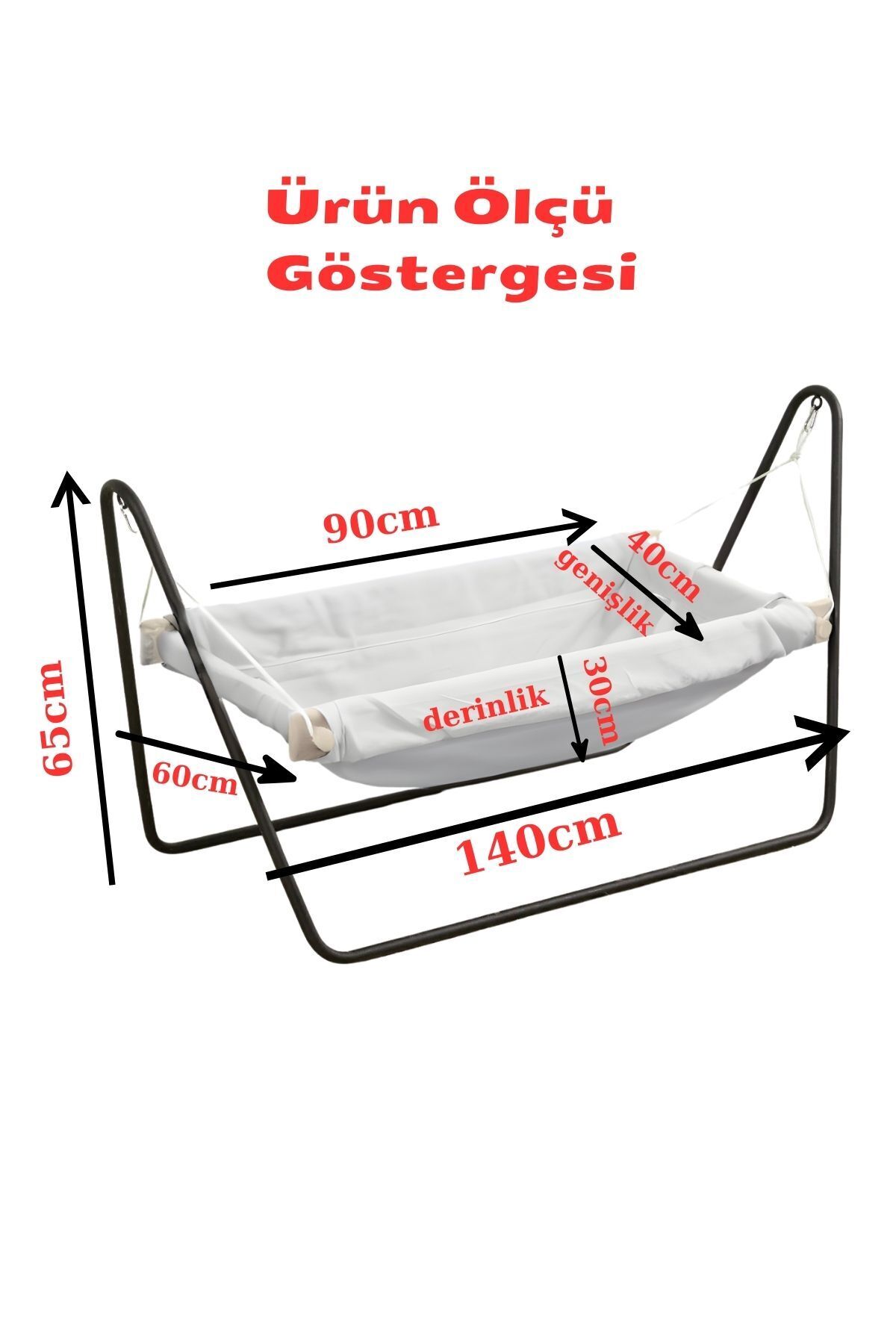Svava Ahşap Bebek Hamak Beşik Portatif Hamak Beşik (Yeşil) fotoğrafı 5 (önizleme)