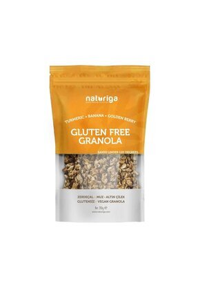 Naturiga Glutensiz Zerdeçal Altın Çilek Granola 250gr
