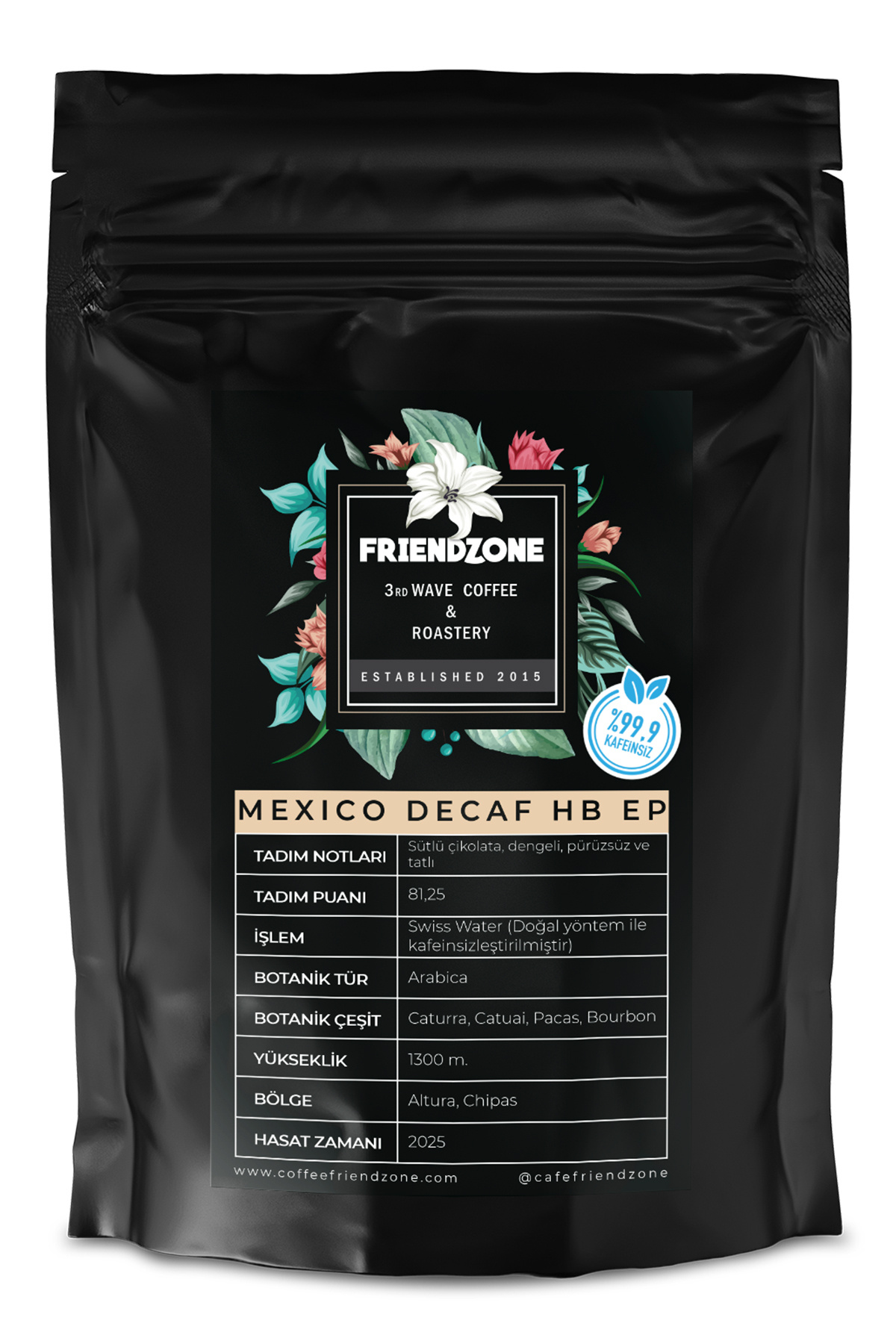 Friendzone 3rd Wave Coffee & Roastery Meksika Decaf ( Kafeinsiz