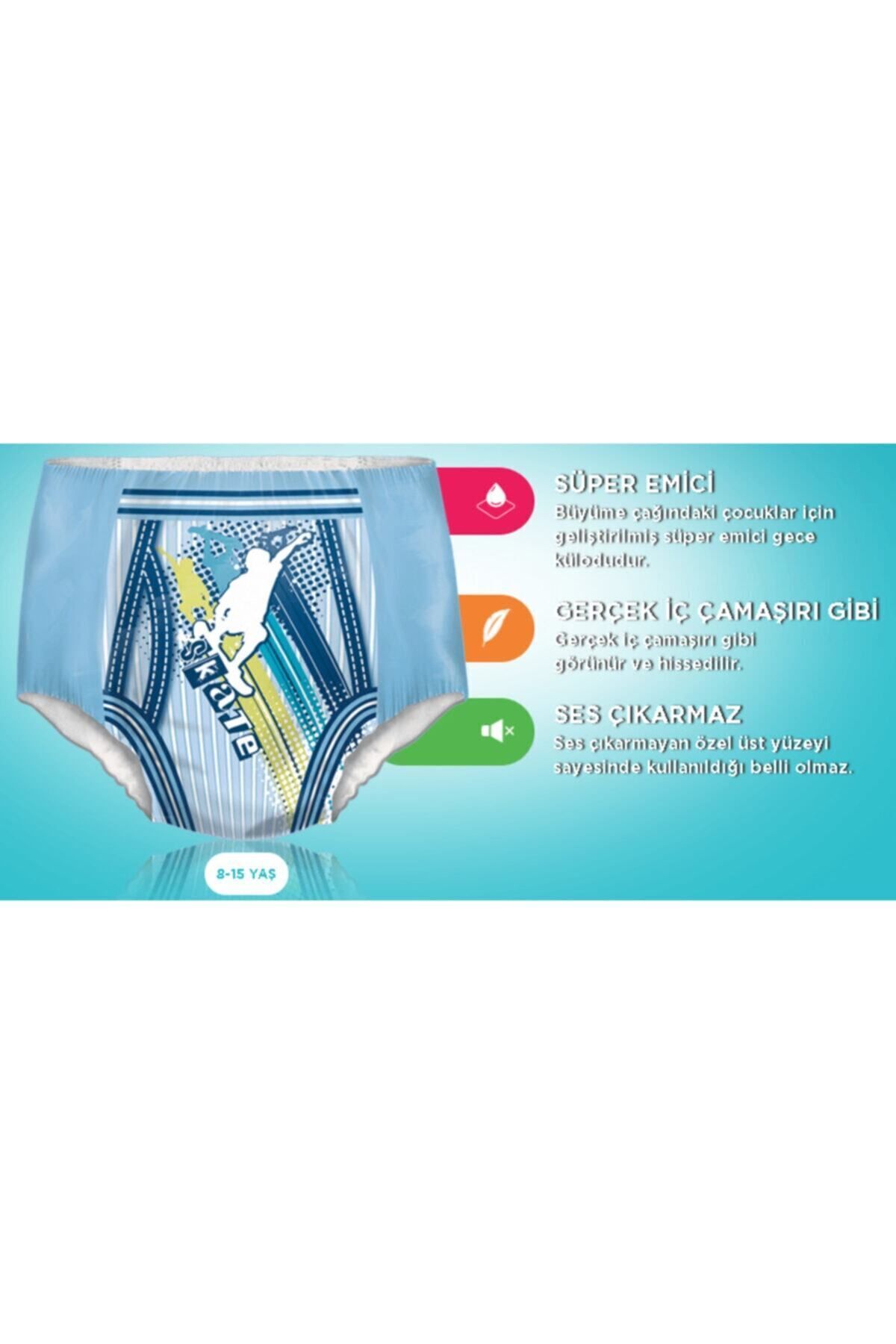Huggies DRYNİTES EMİCİ GECE KÜLOT BEZ ERKEK 8-13 YAŞ 9 LU 1 PAKET fotoğrafı 3 (önizleme)