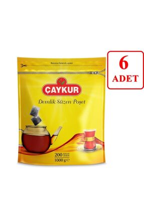 Çaykur Rize Demlik Poşet Çay 5 Gr 200'lü X6adet