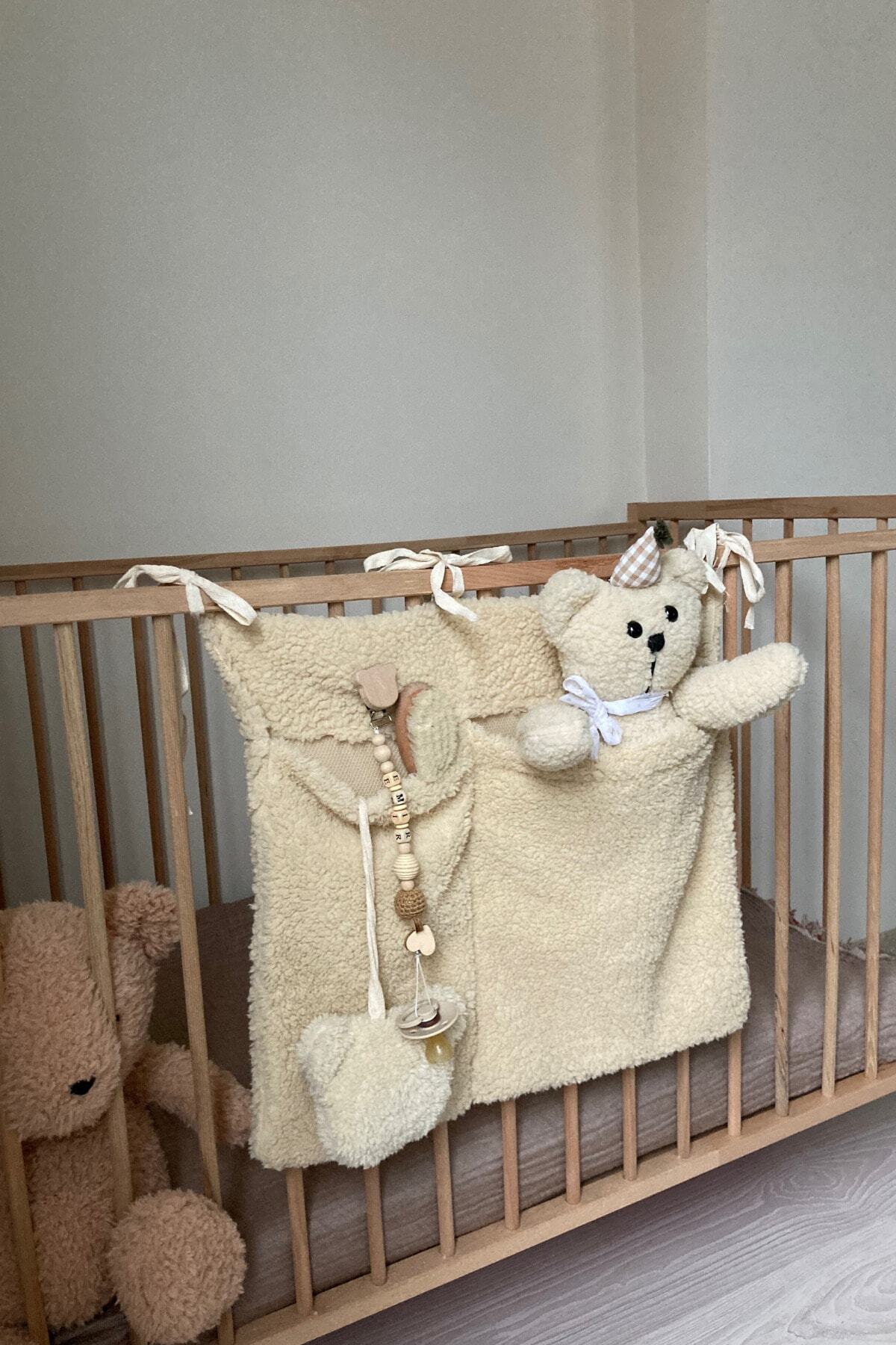 vivimade Teddy Çok Amaçlı Beşik Kenarı Düzenleyici Organizer 50x40 Cm fotoğrafı 4 (önizleme)
