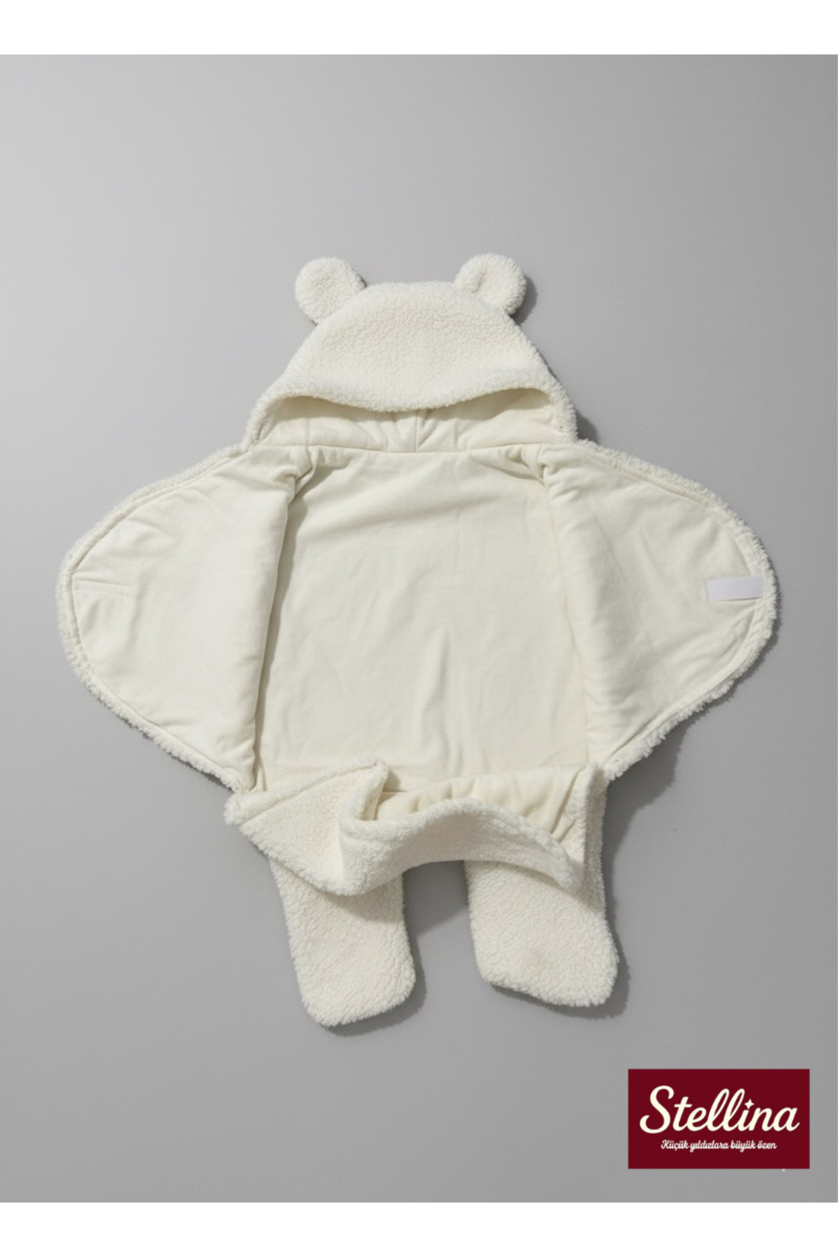 Lindakids 0- 12 Ay Içi Elyaflı Kulaklı Welsoft- Peluş Bebek Battaniyesi- Welsoft Bebek Uyku Tulumu fotoğrafı 2 (önizleme)