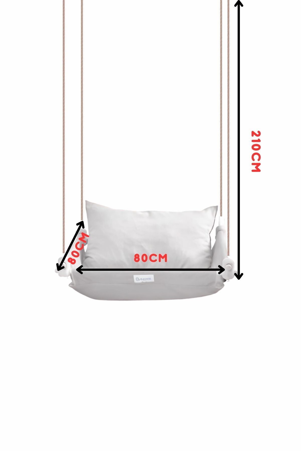 Svava Trend Çocuk Hamak Salıncak - Ev Tipi Ve Bahçe Salıncağı (BEJ) fotoğrafı 6 (önizleme)