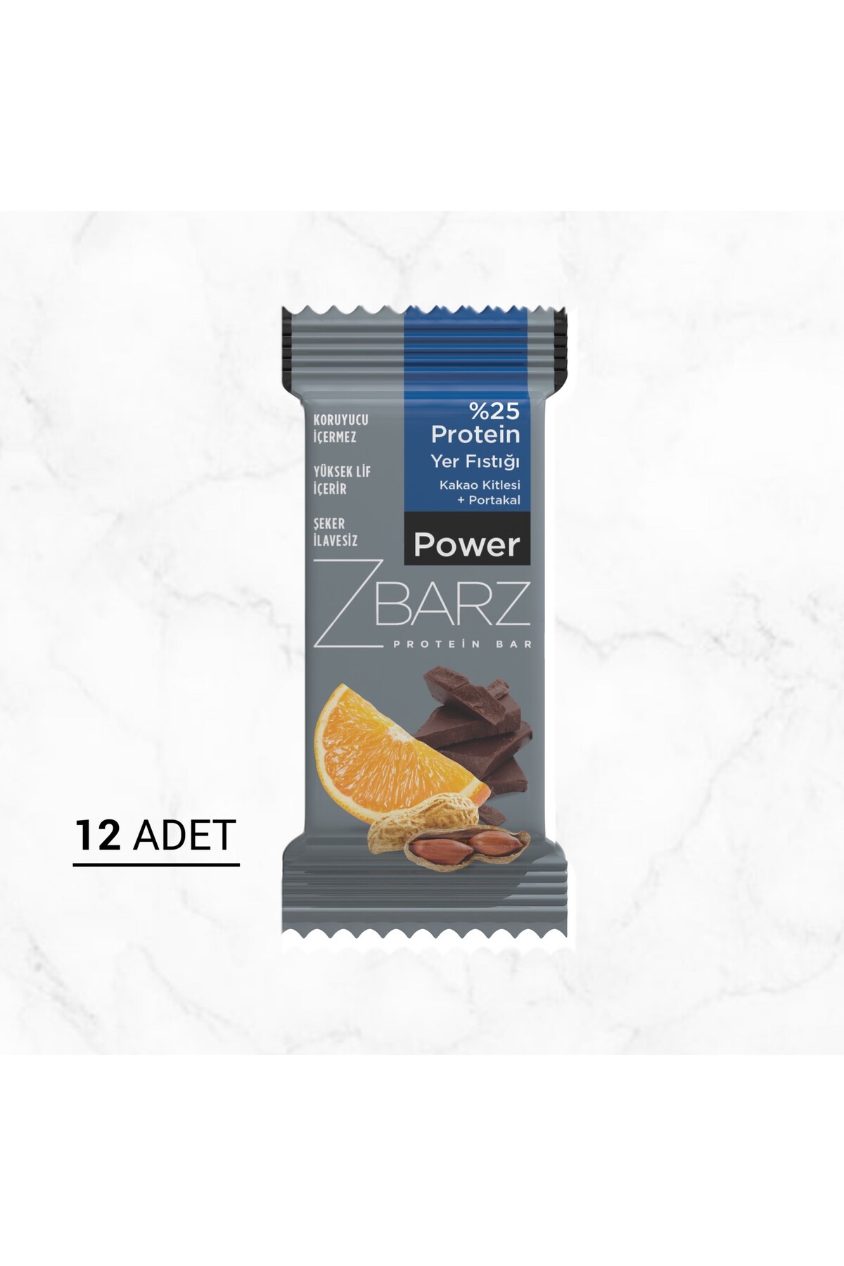 Zbarz Yüksek Protein Bar Yer Fıstığı & Portakal Kakao | 12 Adet - Fiyatı, Yorumları