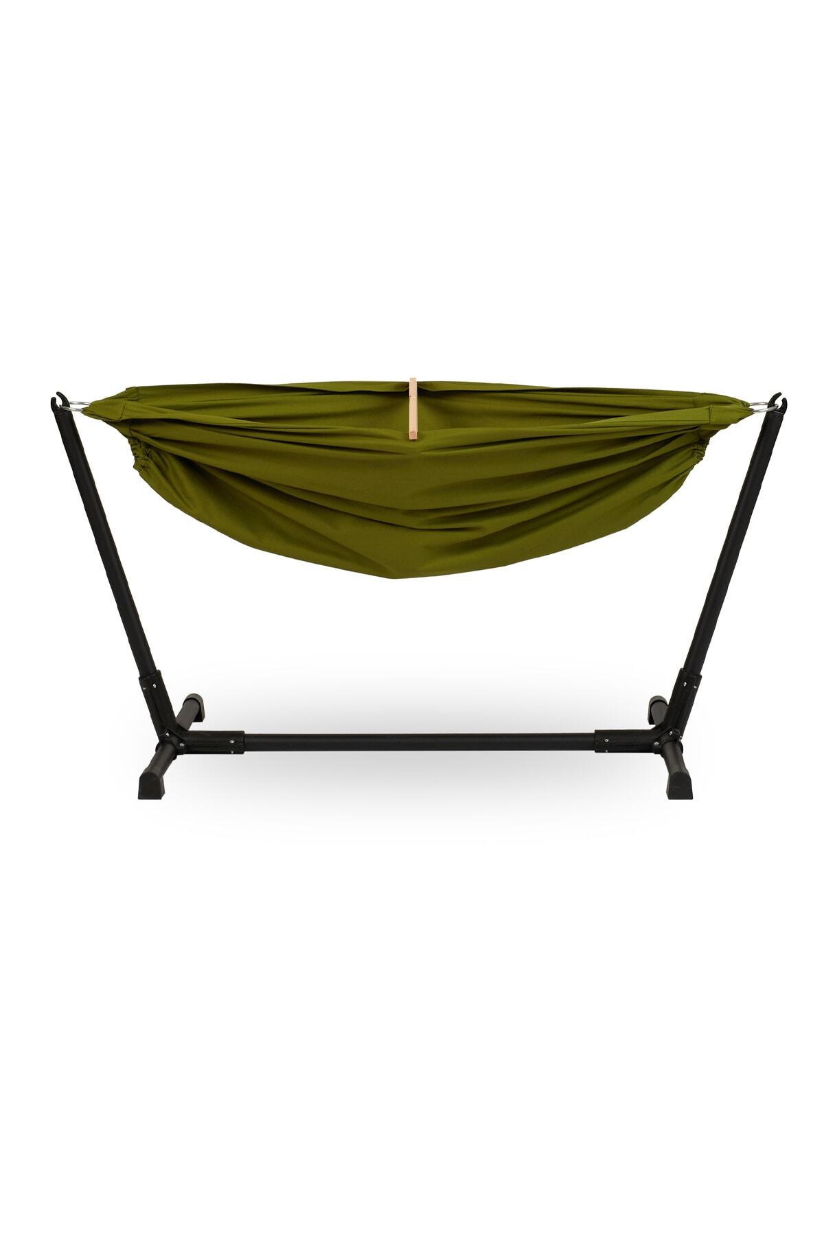 Svava Stantlı Kayık Hamak Bebek Hamak Beşik (Yeşil) fotoğrafı 4 (önizleme)