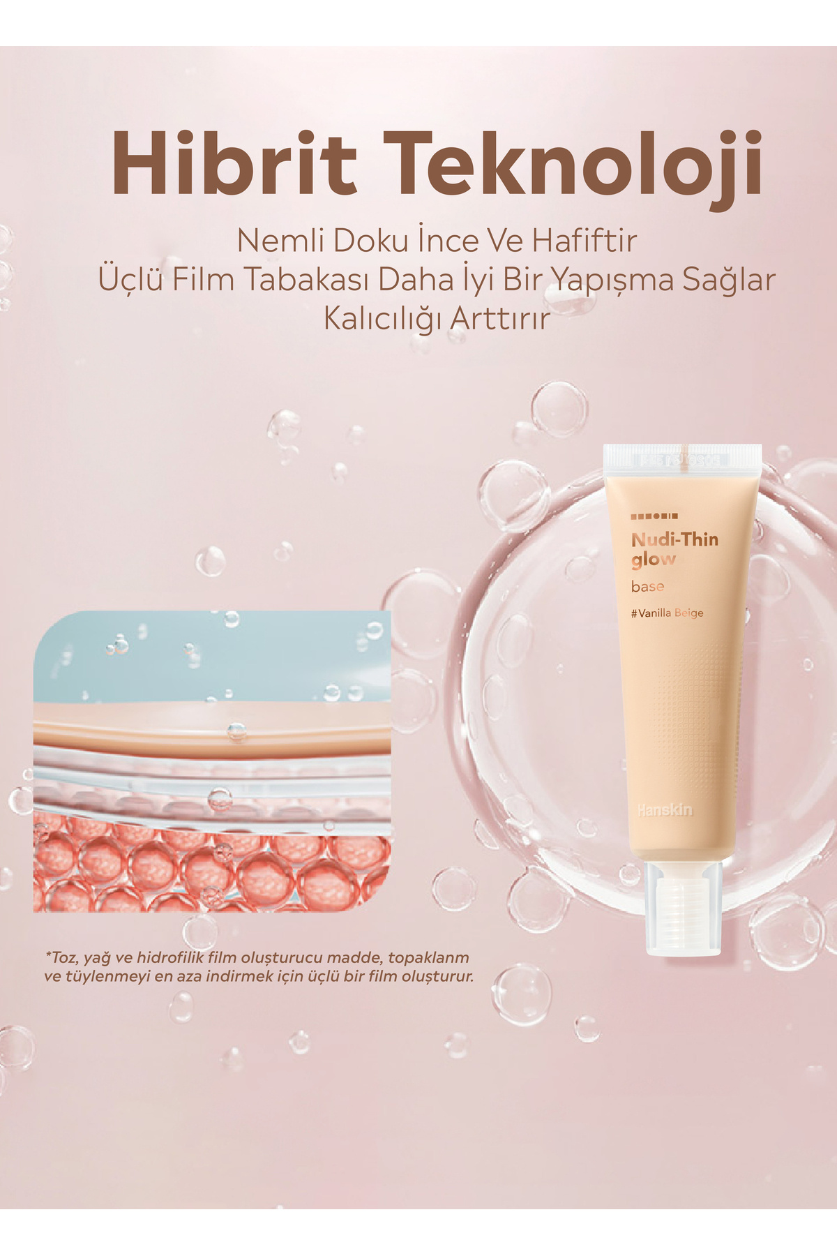 Doğal Işıltılı Makyaj Bazı - Vanillia Beige — بژ vanilliabeige — تصویر 6 از 8