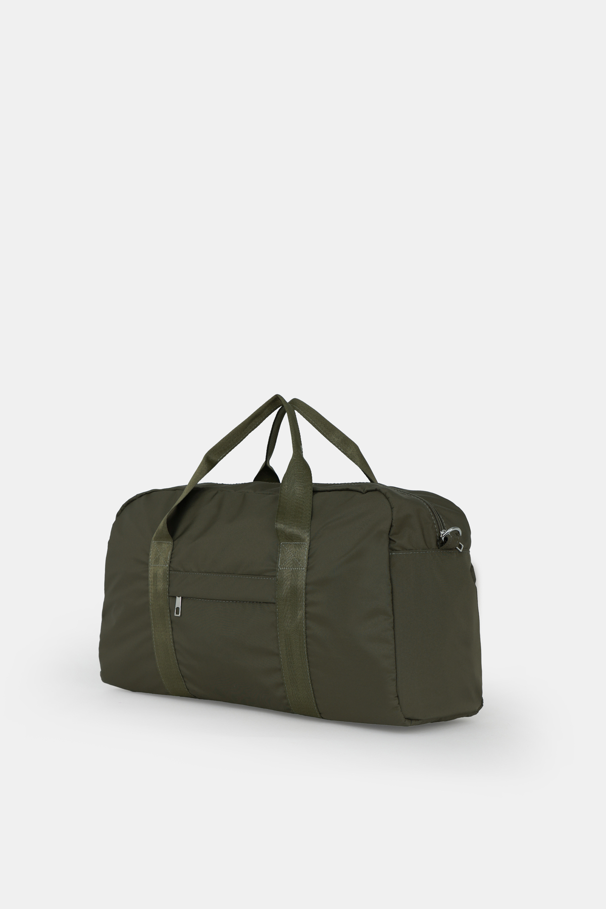 ICONE BAG Haki Spor Kadın & Erkek Spor Çantası, Paraşüt Kumaş Önü Cepli Unisex Spor Fitness Gym Çantası görsel 3