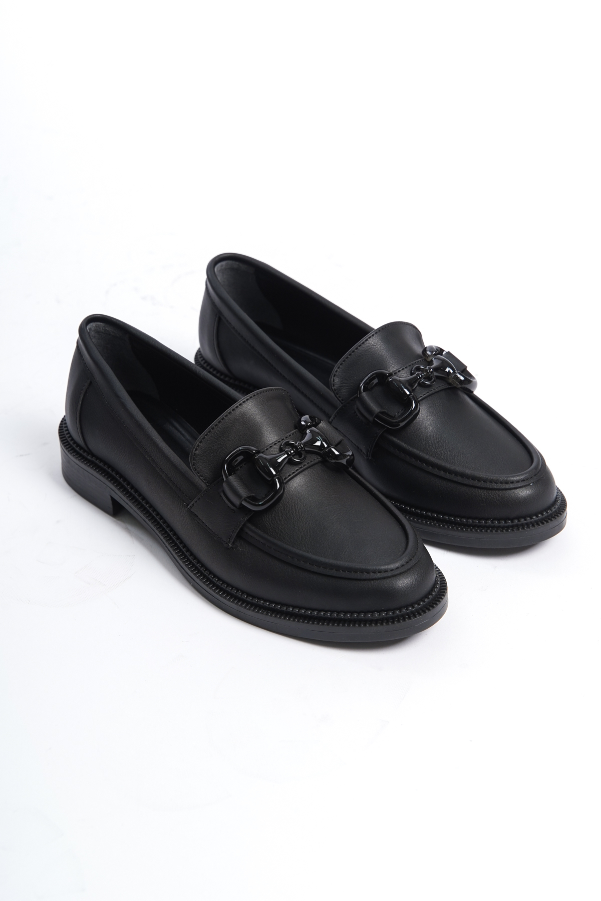 SH SİLVER MODA Kadın Loafer Makosen Casual Tokalı Günlük Yumuşak Ayakkabı görsel 4